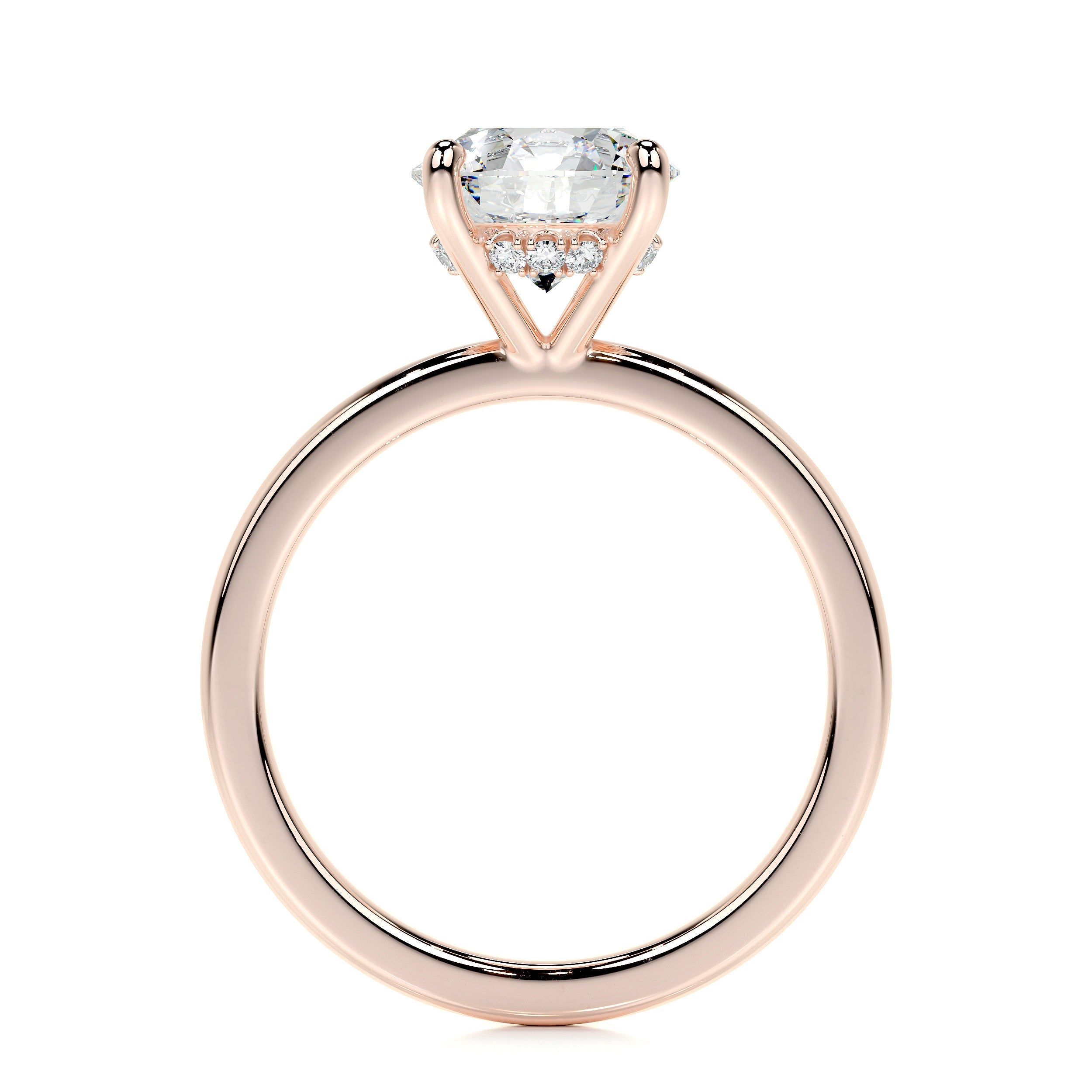 Cynthia Lab Grown Diamond Ring (2.1 Carat) -14K Rose Gold