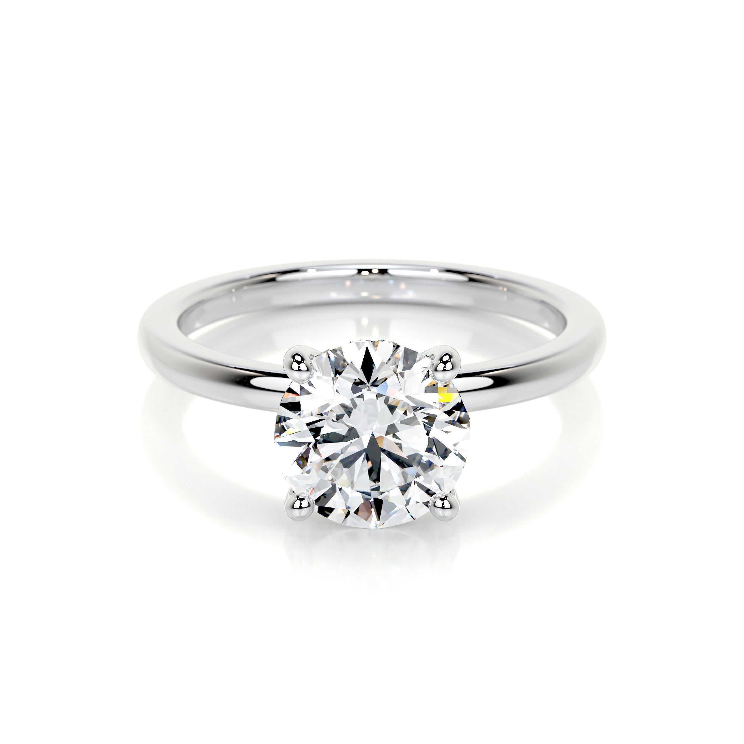 Cynthia Lab Grown Diamond Ring (2.1 Carat) -14K White Gold
