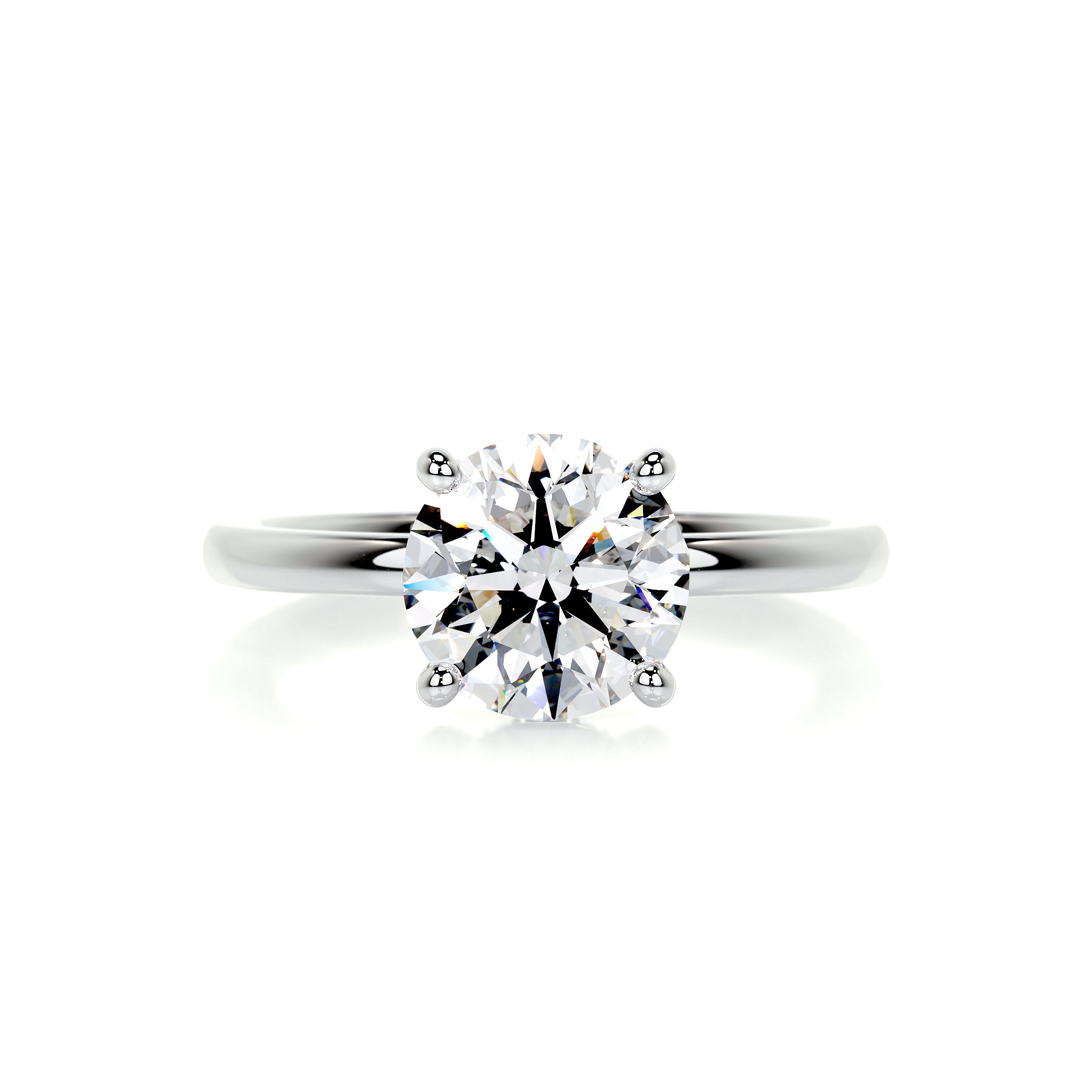 Cynthia Diamond Engagement Ring -14K White Gold