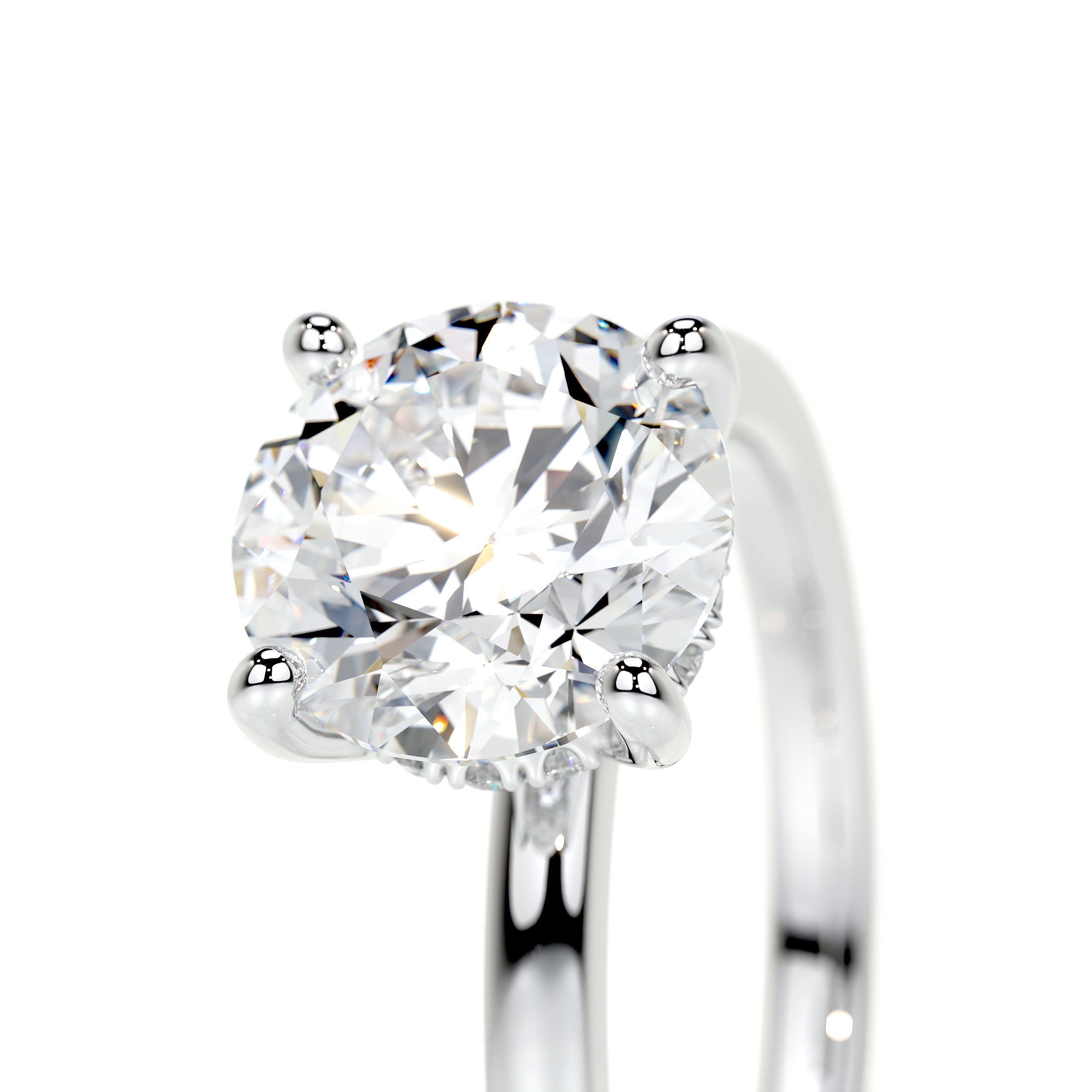 Cynthia Lab Grown Diamond Ring (2.1 Carat) -14K White Gold