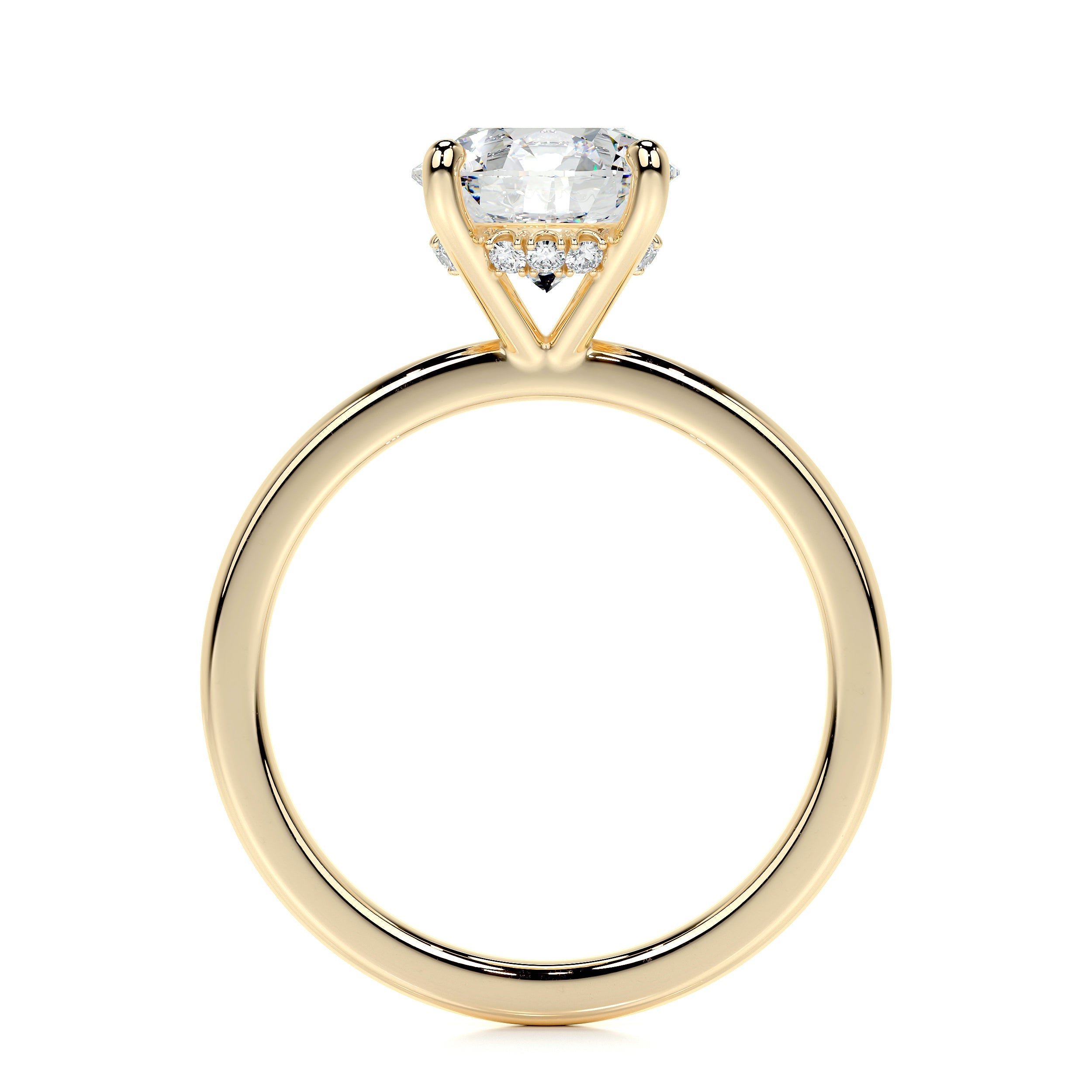 Cynthia Lab Grown Diamond Ring   (2.1 Carat) -18K Yellow Gold