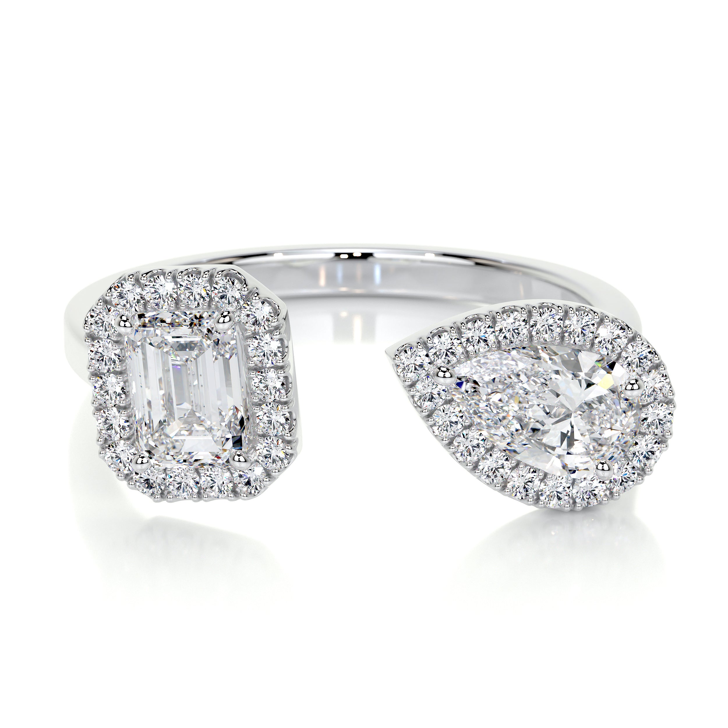 Edith Lab Grown Diamond Wedding Ring   (1.2 Carat) -18K White Gold