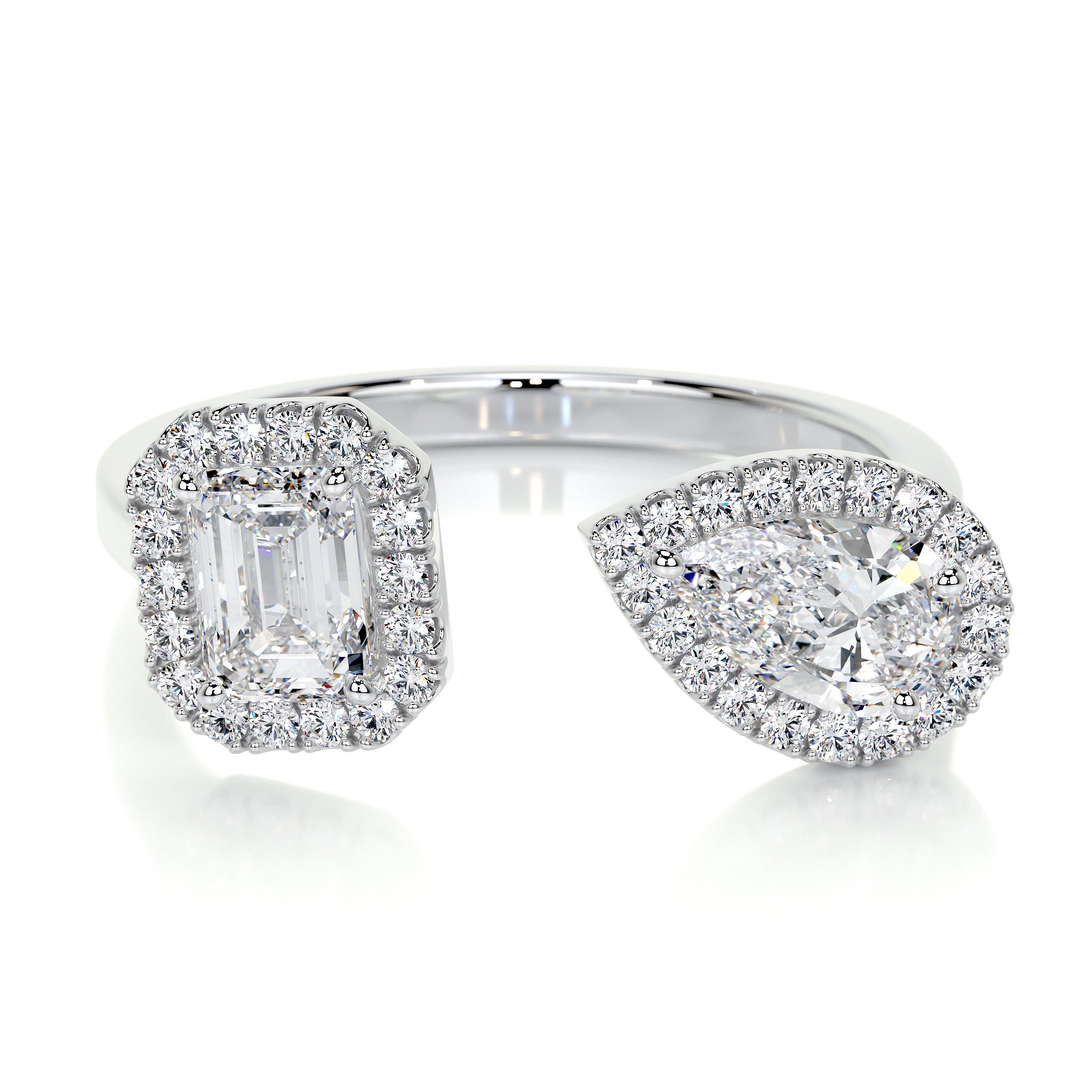 Edith Lab Grown Diamond Wedding Ring (1.2 Carat) -14K White Gold