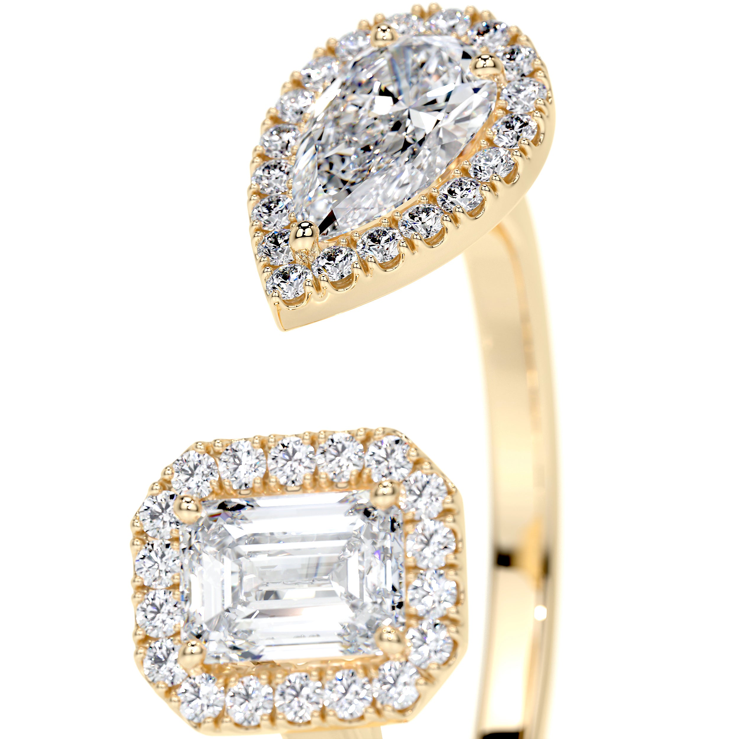 Edith Lab Grown Diamond Wedding Ring (1.2 Carat) -18K Yellow Gold