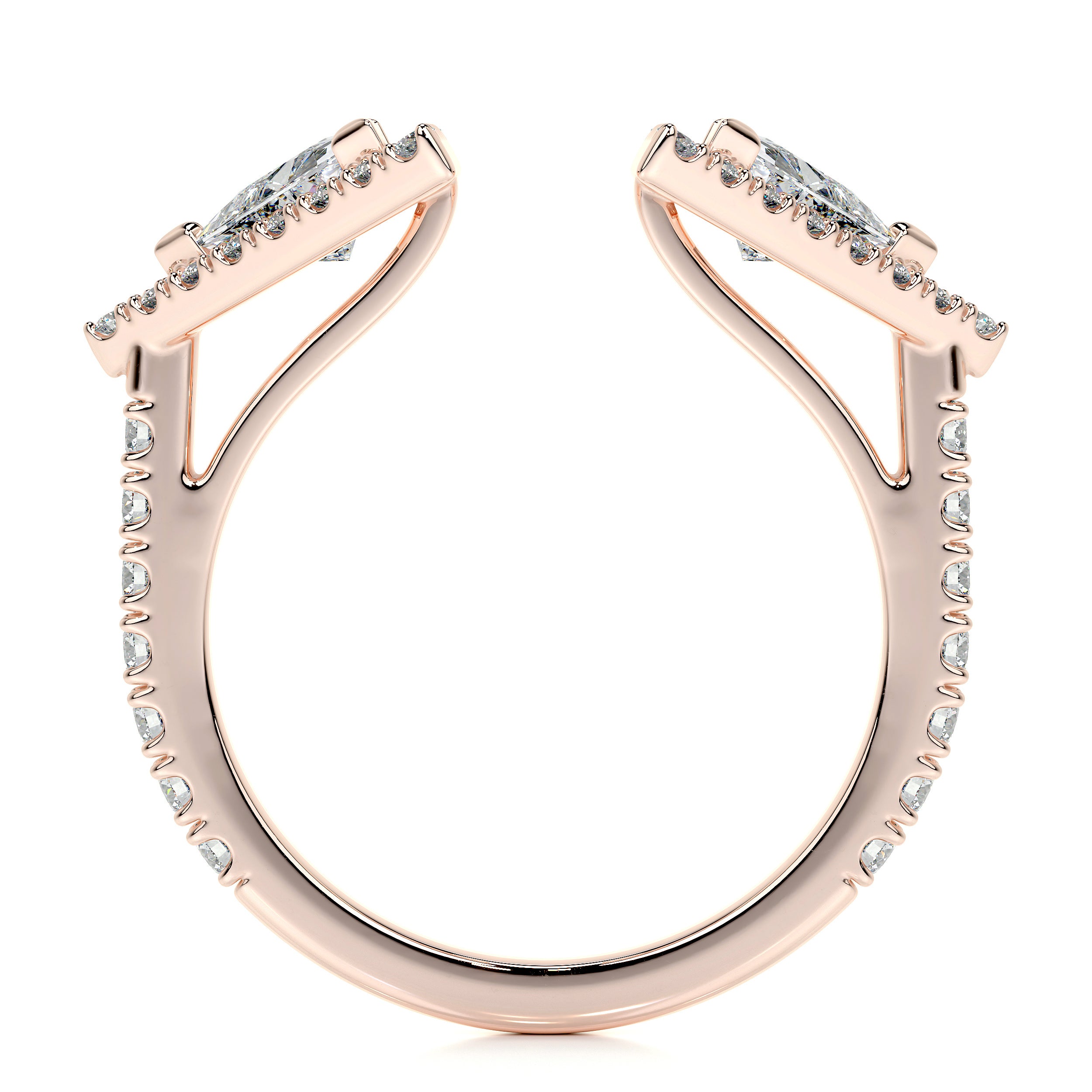 Olivia Lab Grown Diamond Wedding Ring   (1 carat) -14K Rose Gold