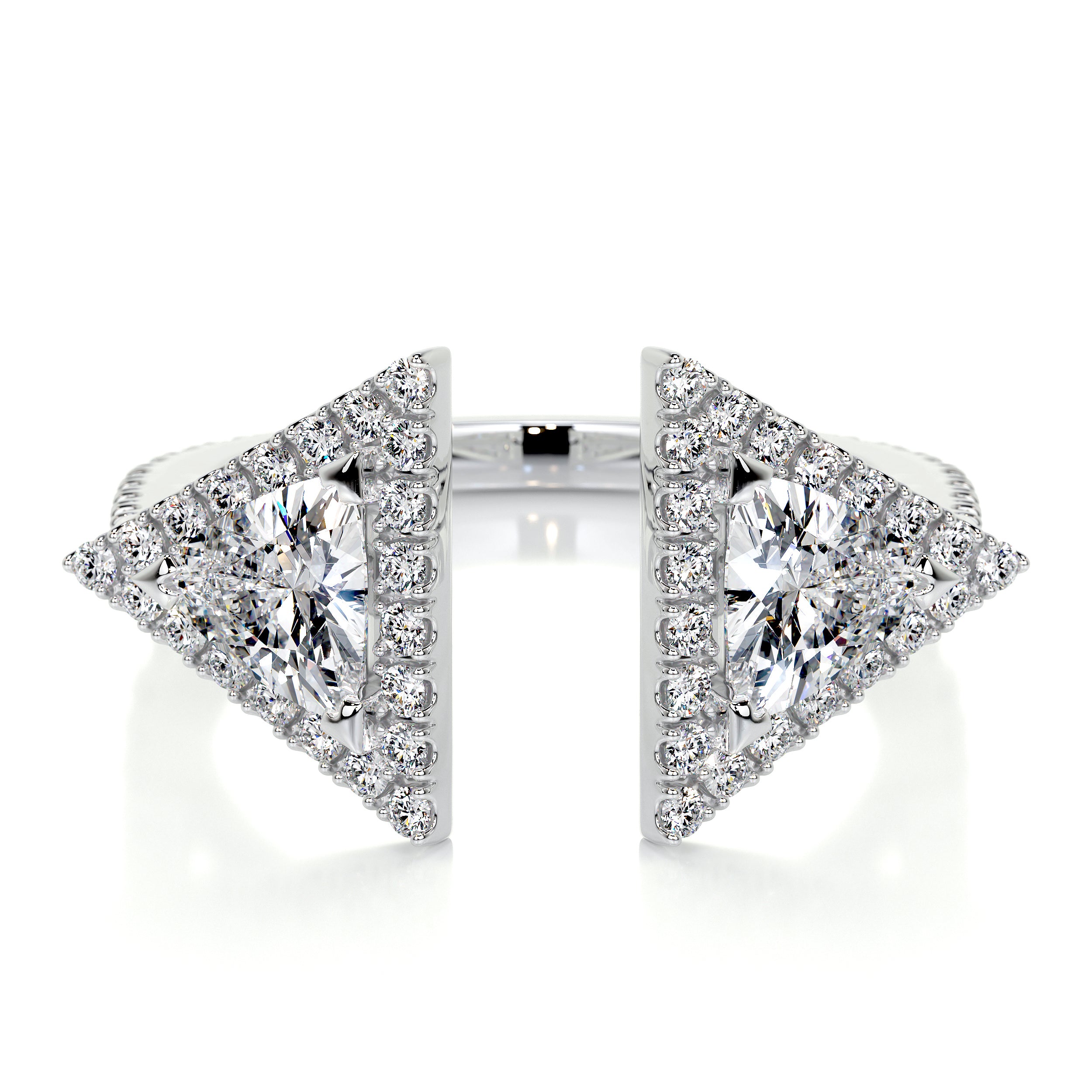 Olivia Lab Grown Diamond Wedding Ring   (1 carat) -14K White Gold