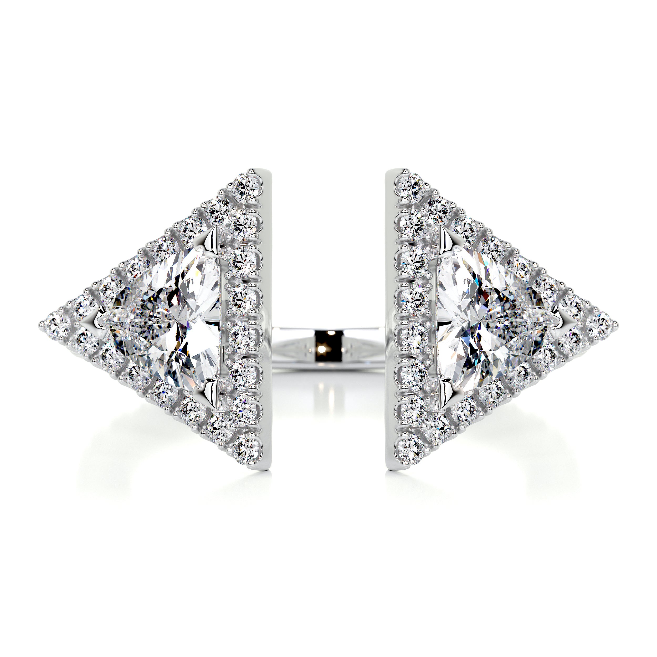 Olivia Fashion Diamond Ring   (1 carat) -18K White Gold