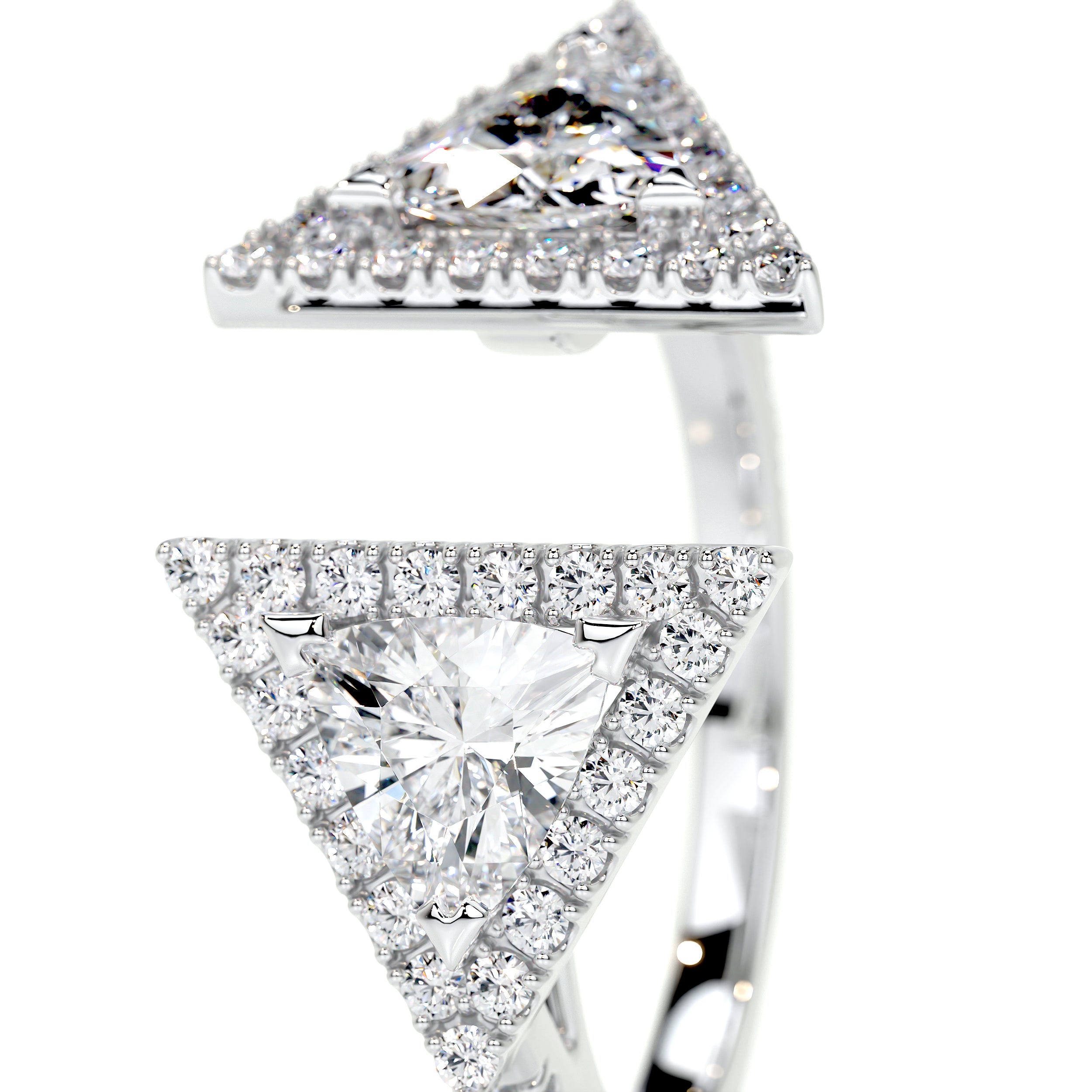 Olivia Lab Grown Diamond Wedding Ring   (1 carat) -14K White Gold