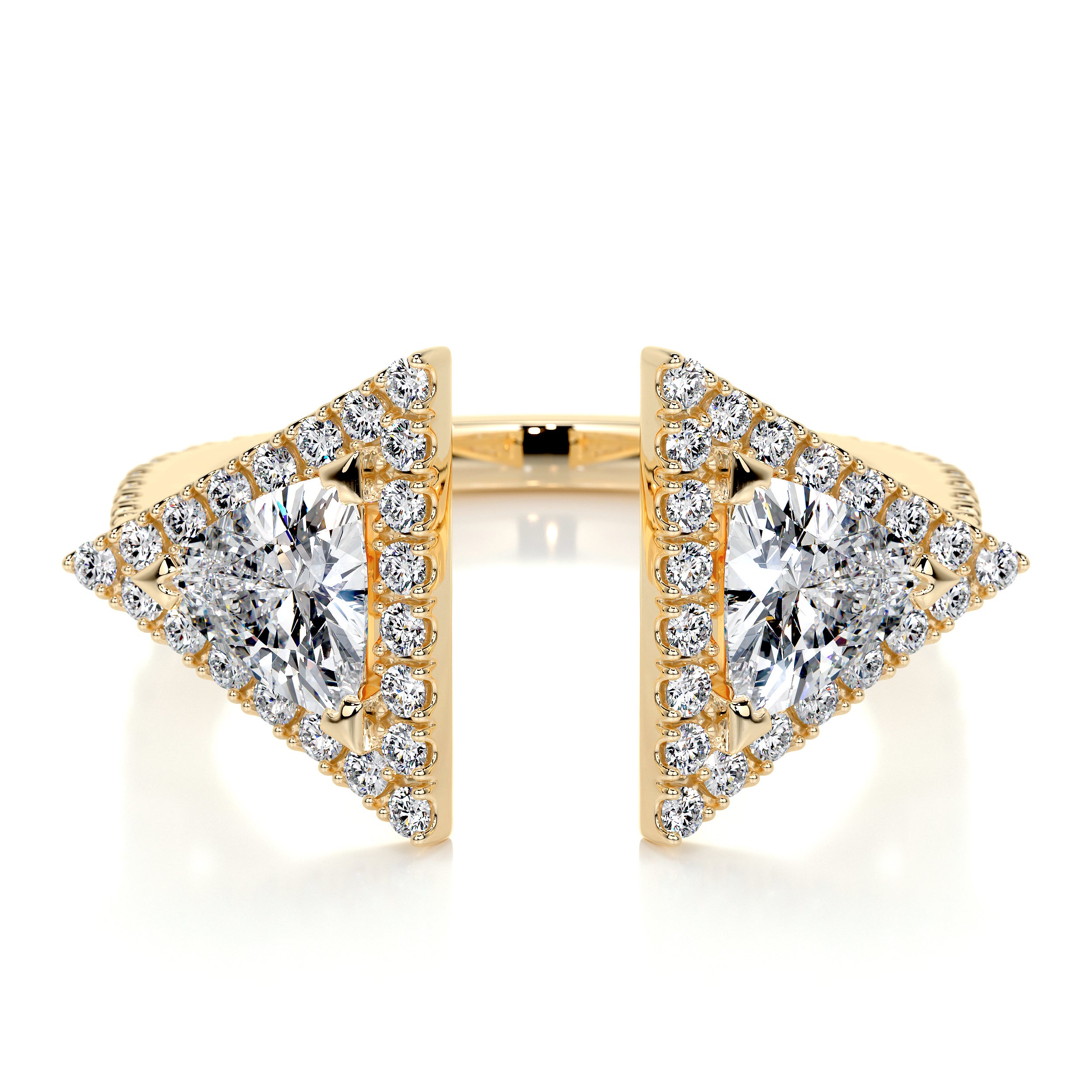Olivia Lab Grown Diamond Wedding Ring (1 carat) -18K Yellow Gold