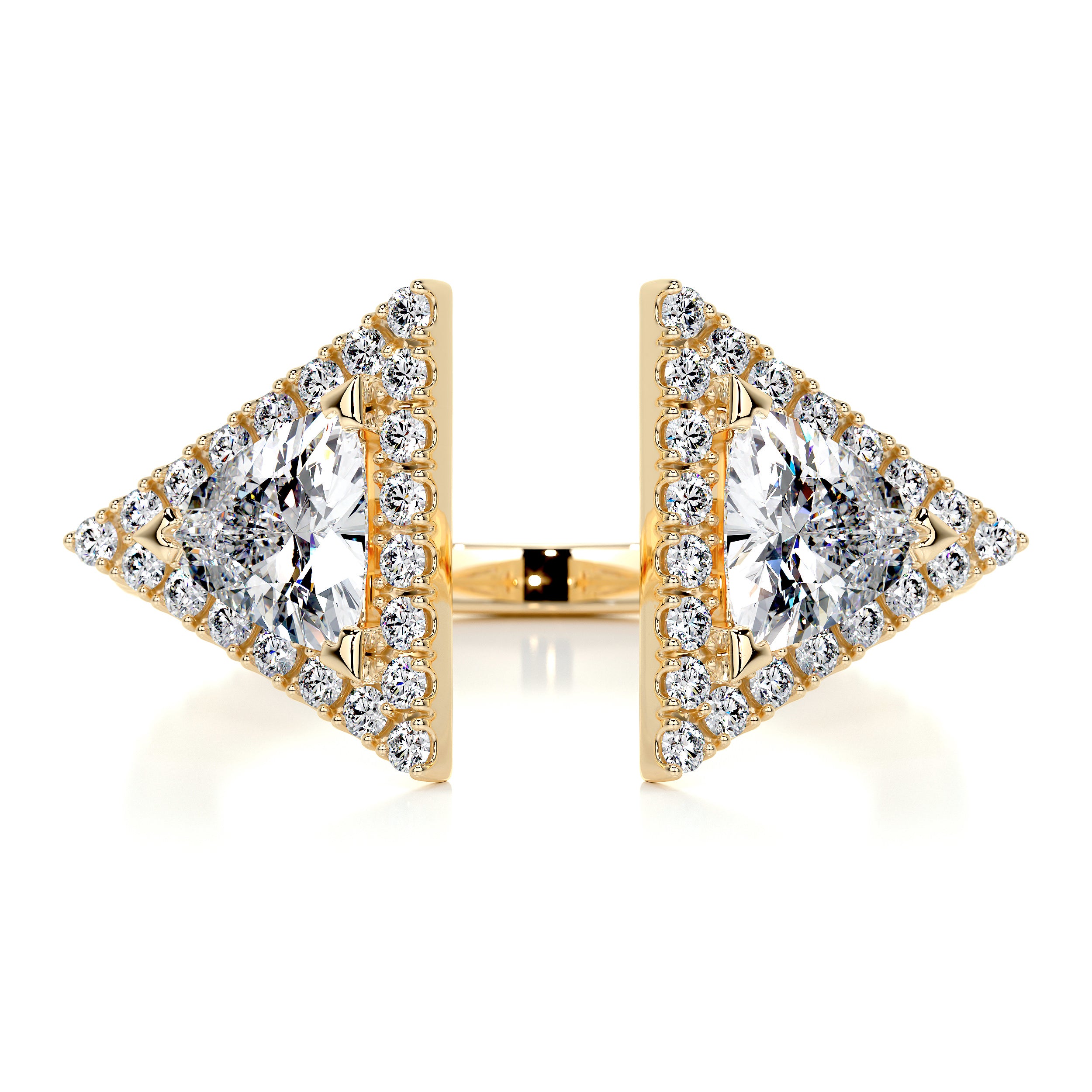 Olivia Fashion Diamond Ring   (1 carat) -18K Yellow Gold