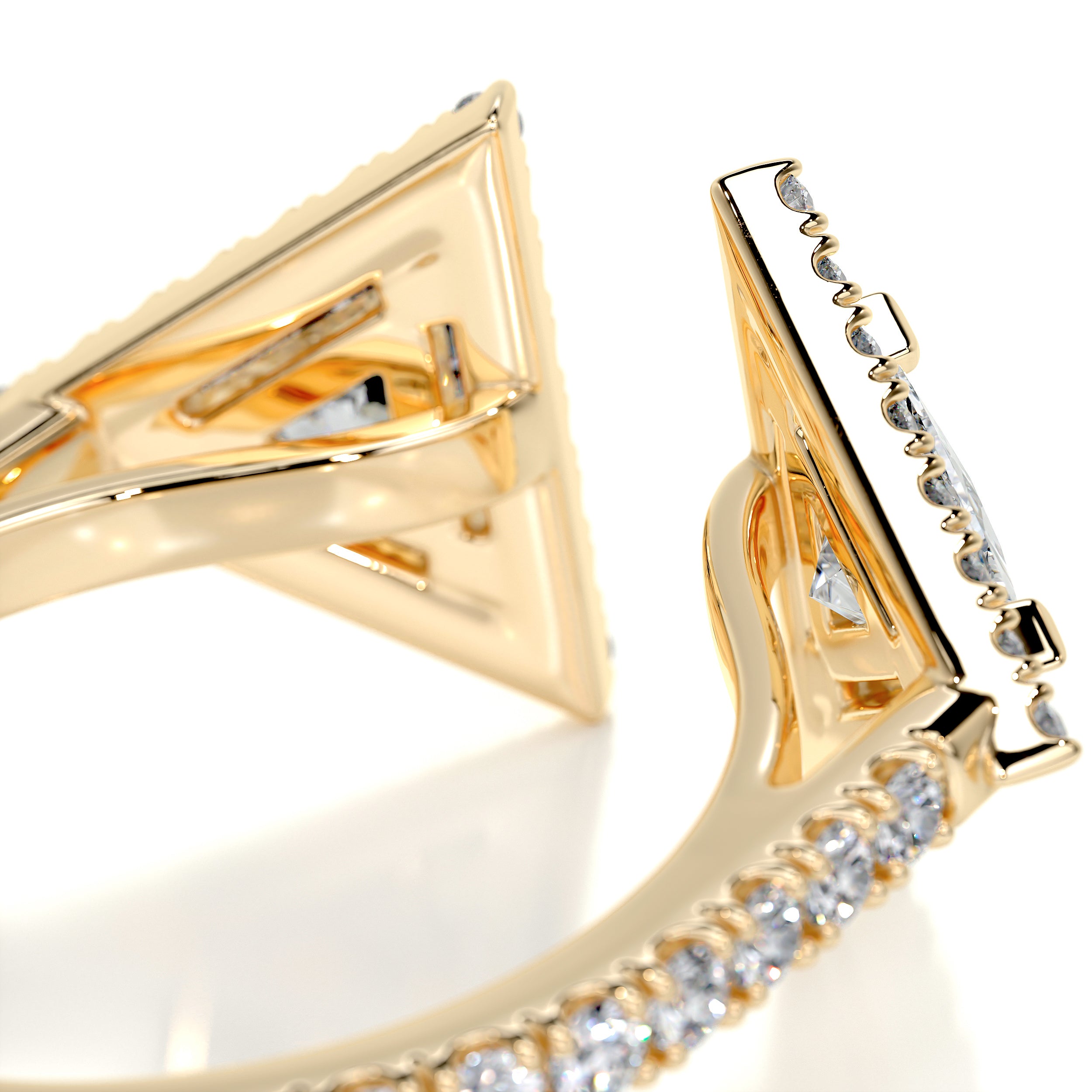 Olivia Fashion Diamond Ring (1 carat) -18K Yellow Gold