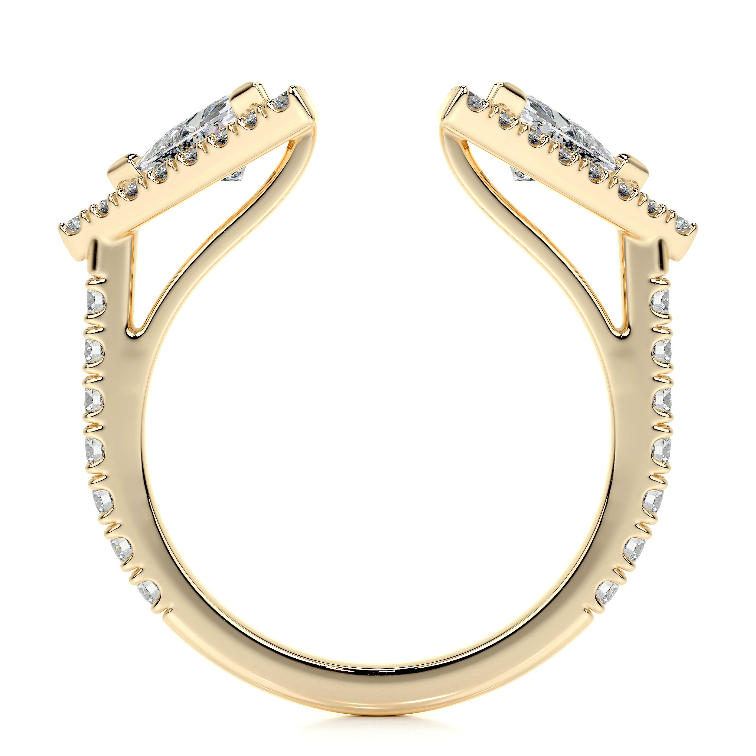 Olivia Lab Grown Diamond Wedding Ring (1 carat) -18K Yellow Gold