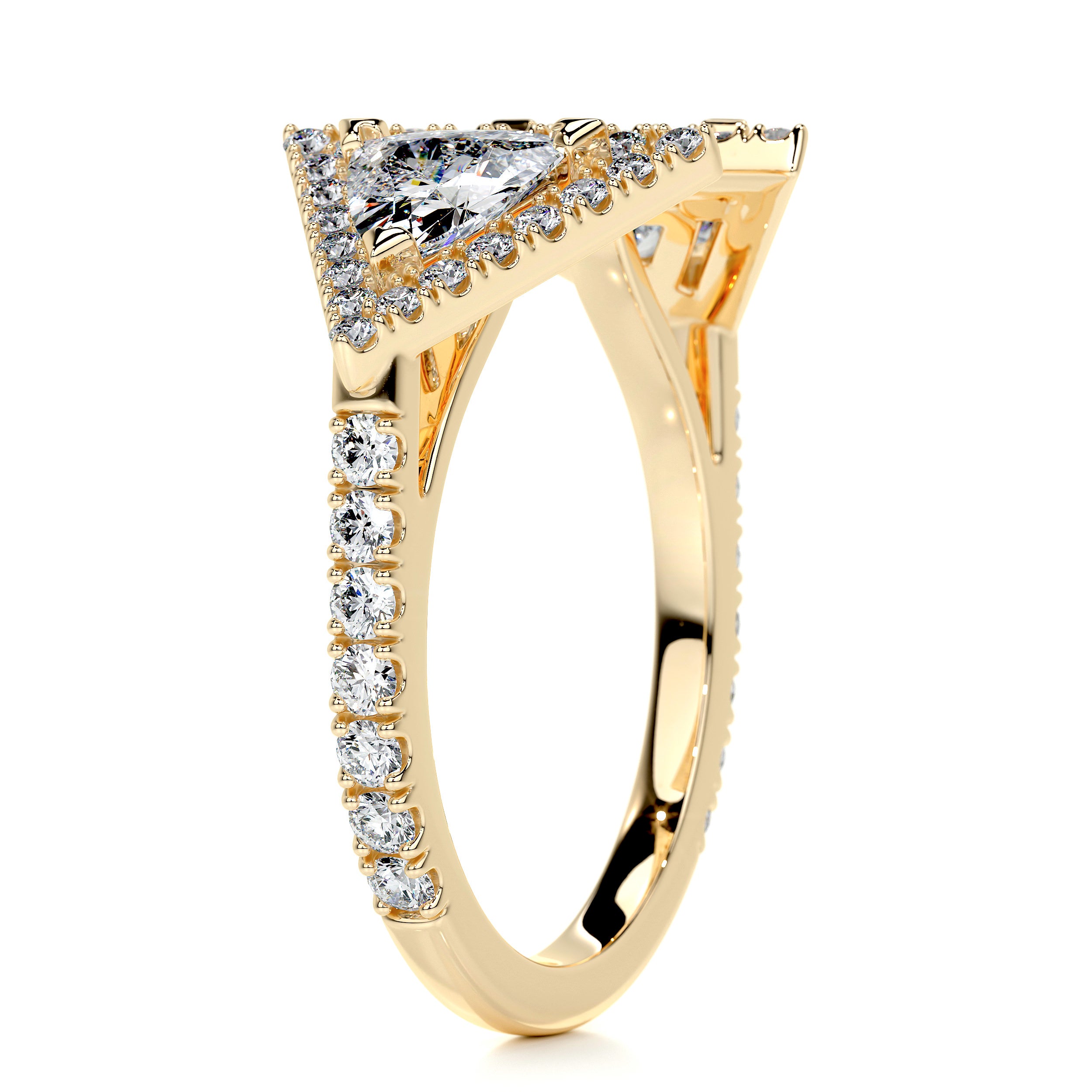 Olivia Fashion Diamond Ring   (1 carat) -18K Yellow Gold