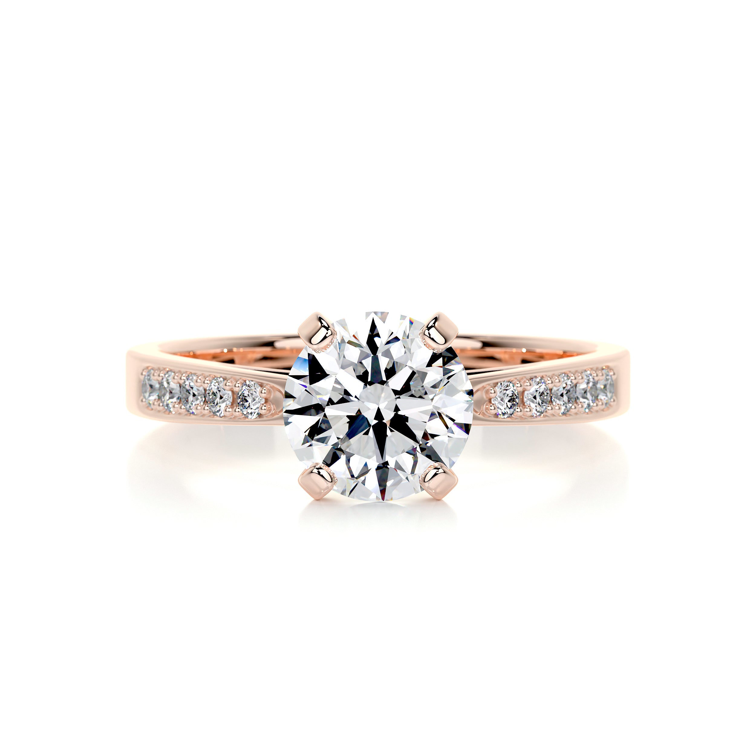 Margaret Diamond Engagement Ring -14K Rose Gold