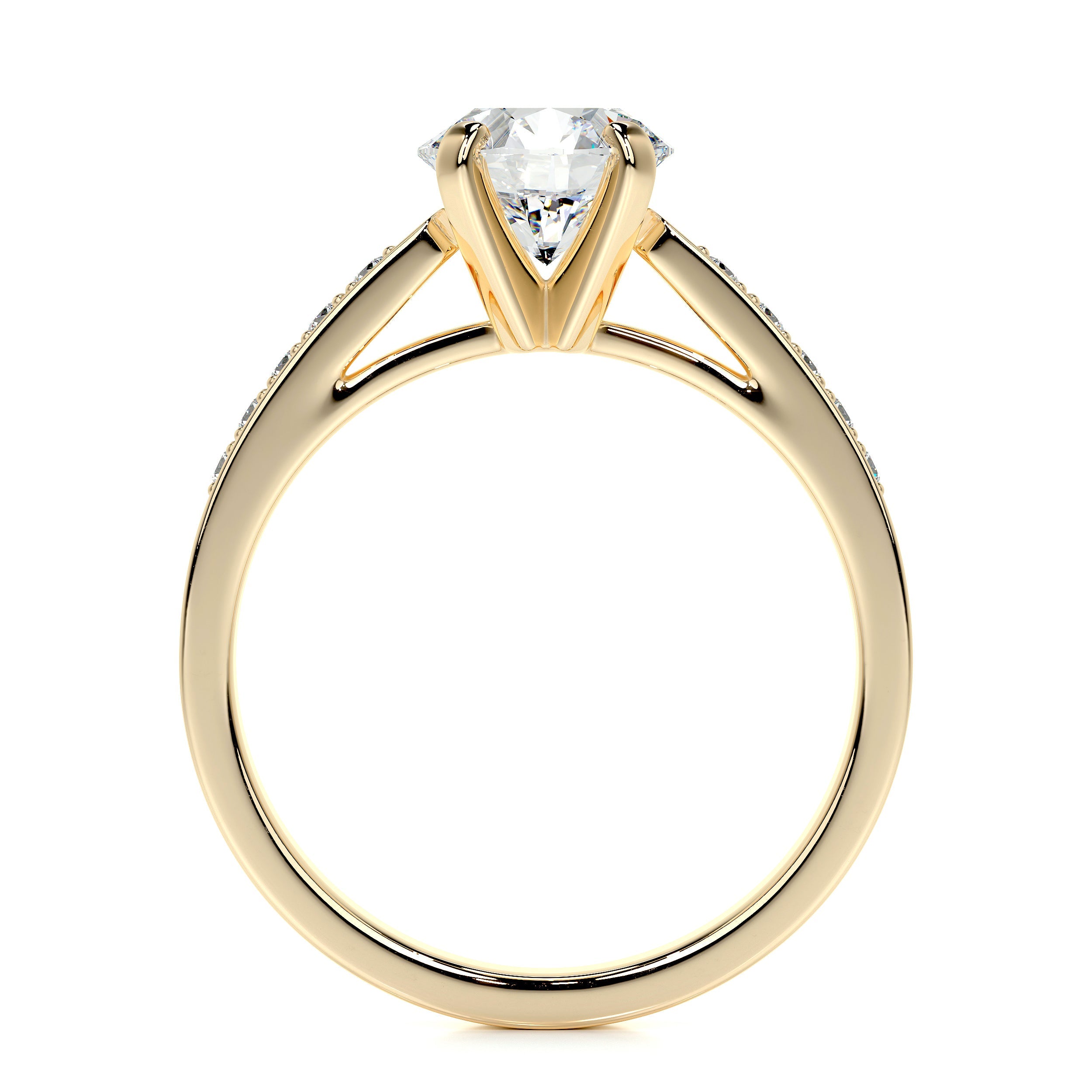 Margaret Lab Grown Diamond Ring (1.35 Carat) -18K Yellow Gold