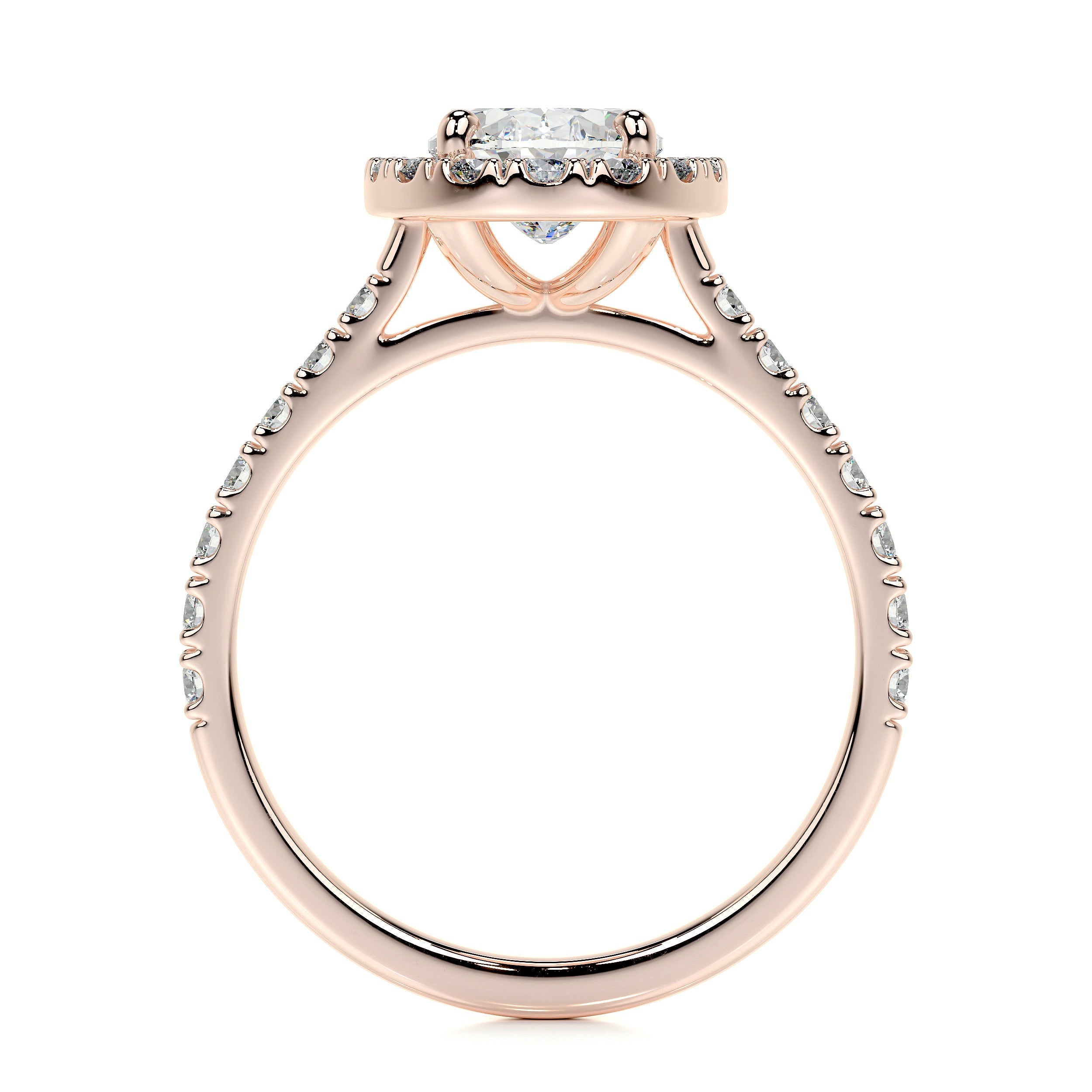Maria Lab Grown Diamond Ring (1.3 Carat) - 14K Rose Gold