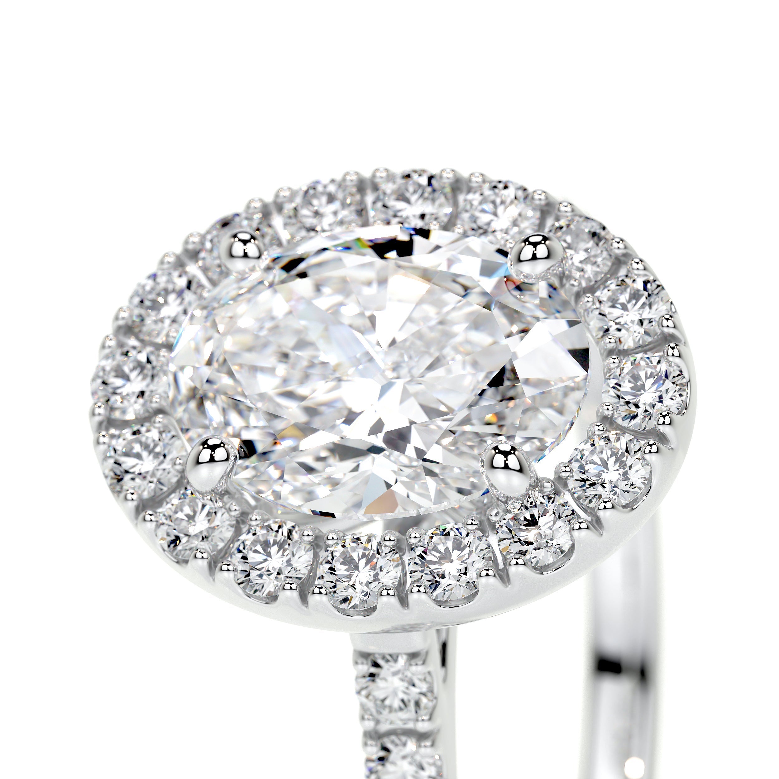 Maria Lab Grown Diamond Ring (1.3 Carat) - 14K White Gold