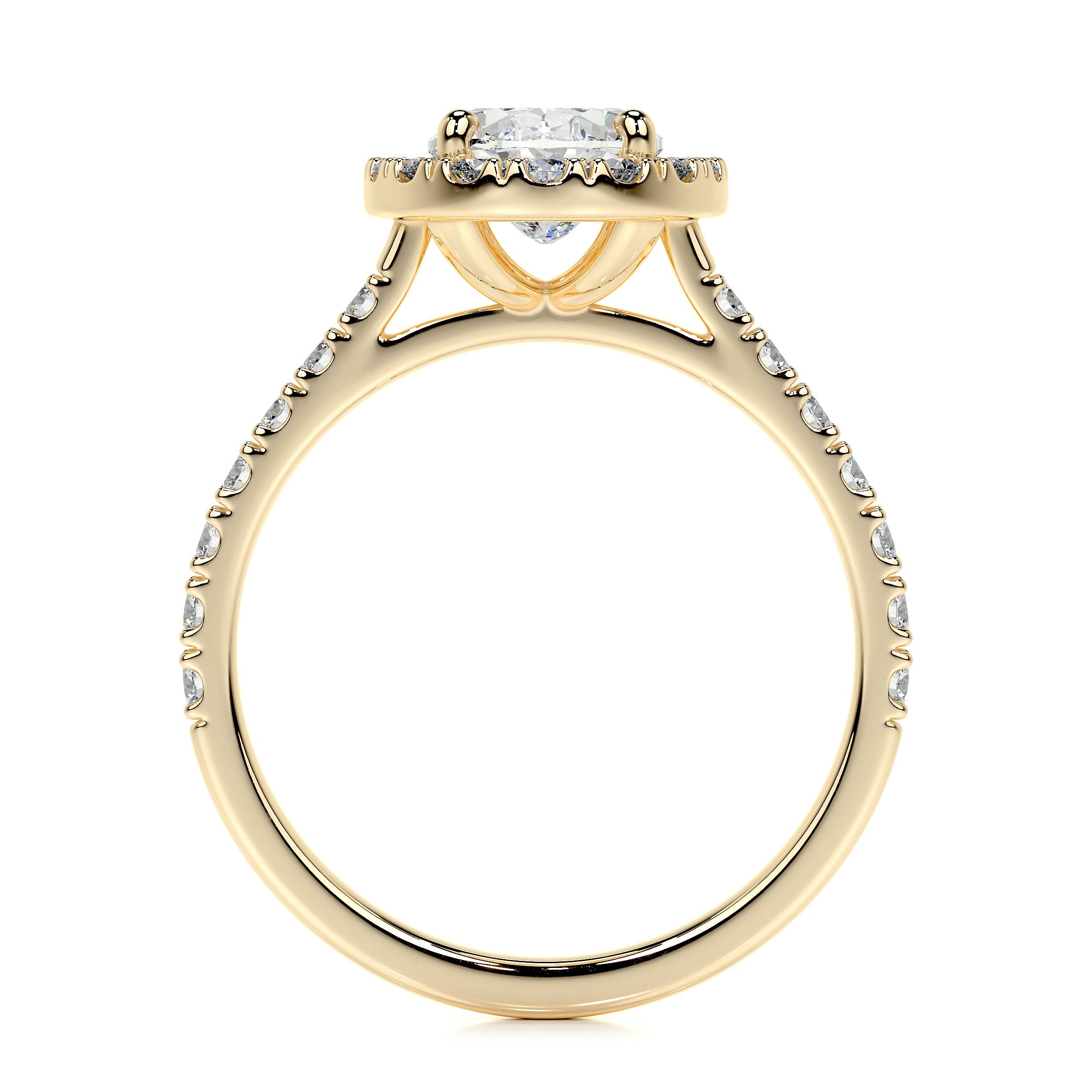 Maria Lab Grown Diamond Ring (1.3 Carat) - 18K Yellow Gold