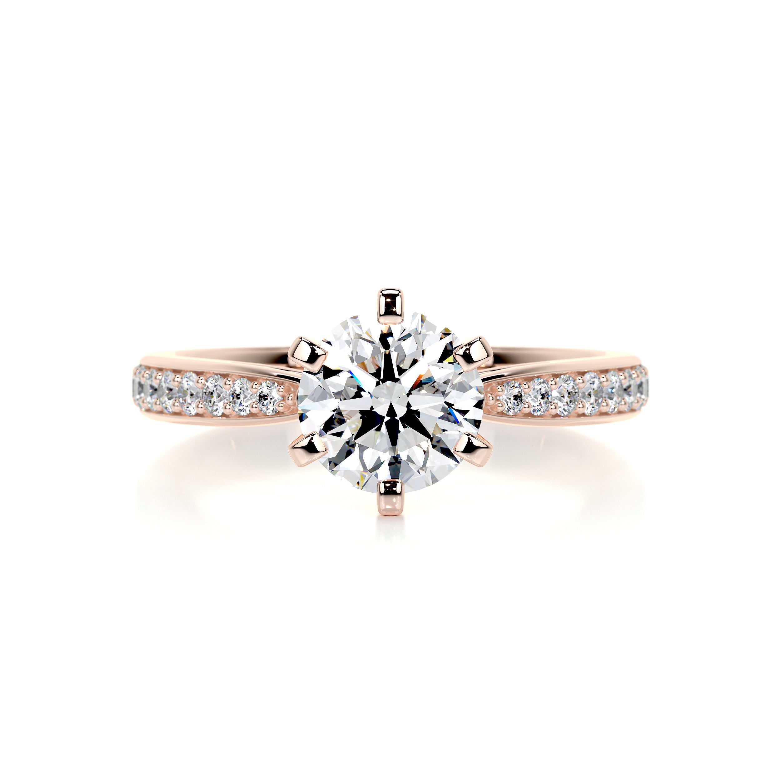 Talia Diamond Engagement Ring - 14K Rose Gold