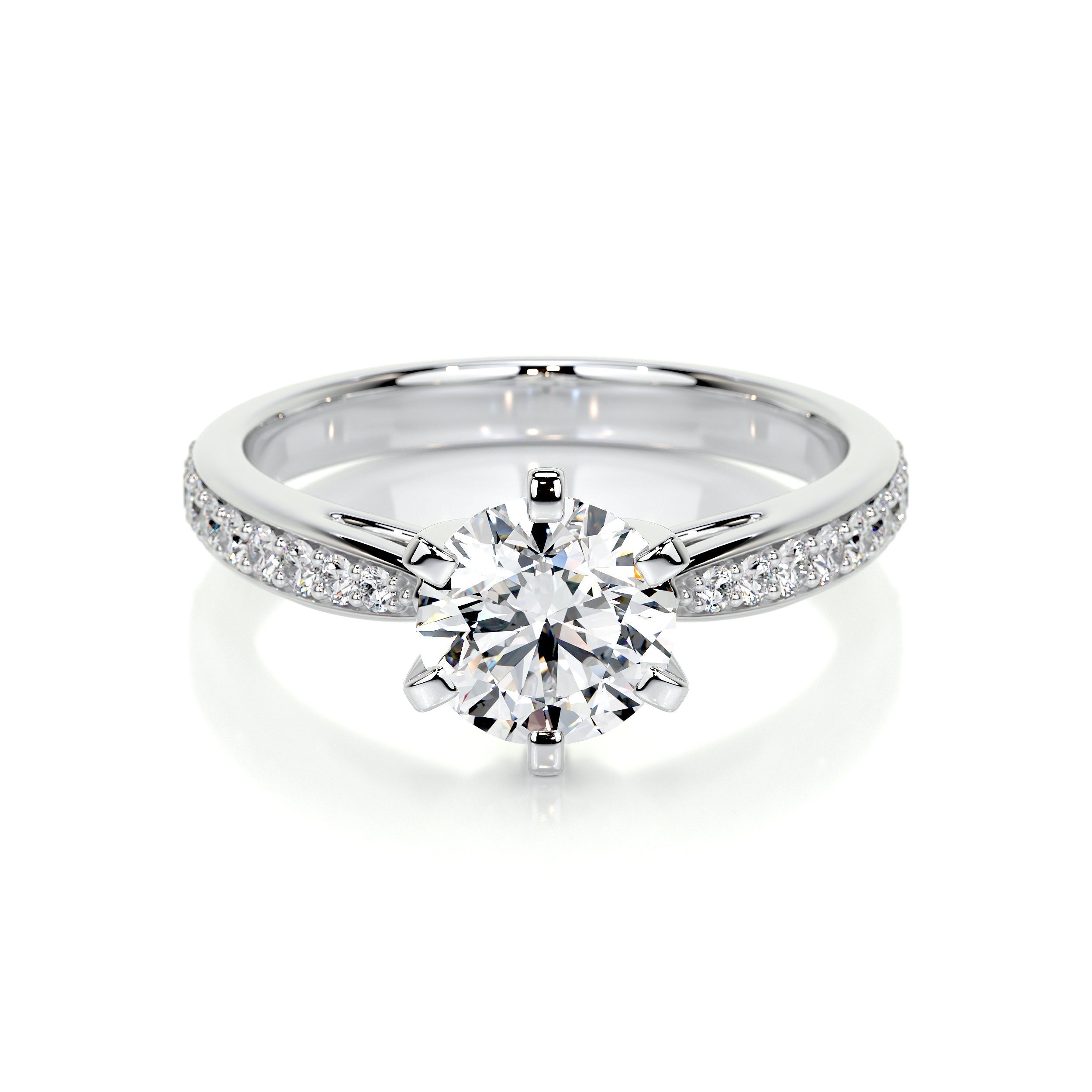 Talia Lab Grown Diamond Ring - 14K White Gold