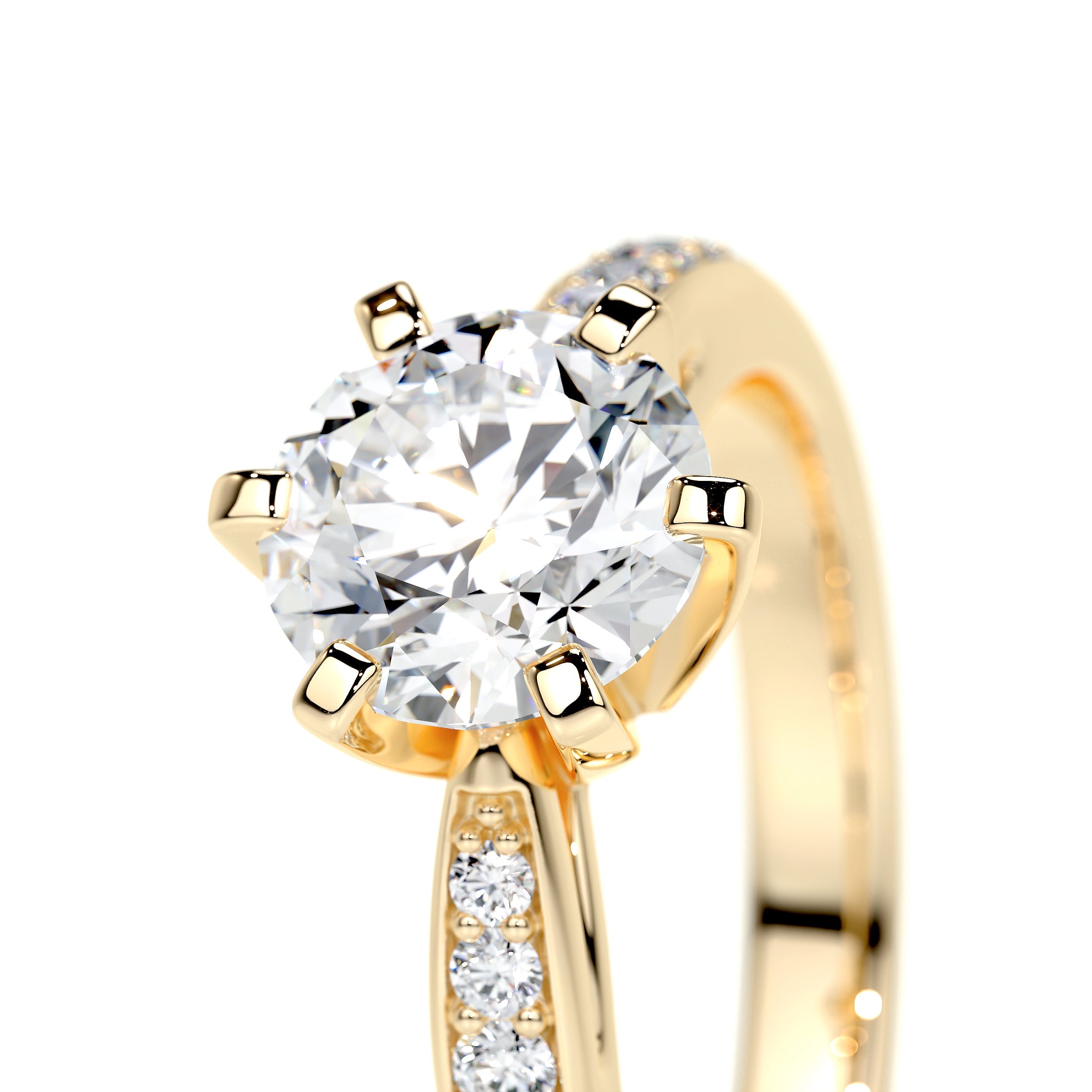 Talia Lab Grown Diamond Ring - 18K Yellow Gold