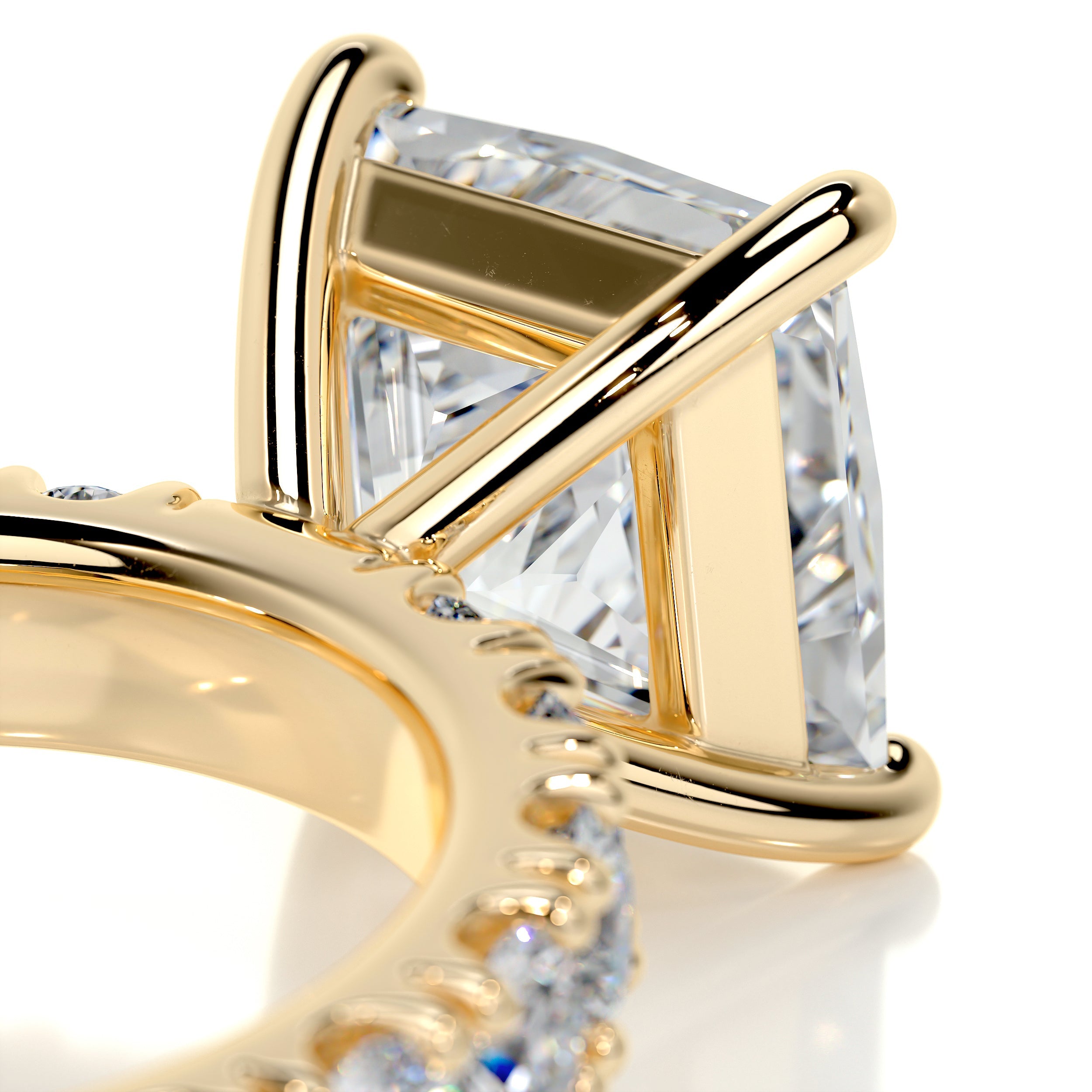 Molly Diamond Engagement Ring (3.5 Carat) -18K Yellow Gold