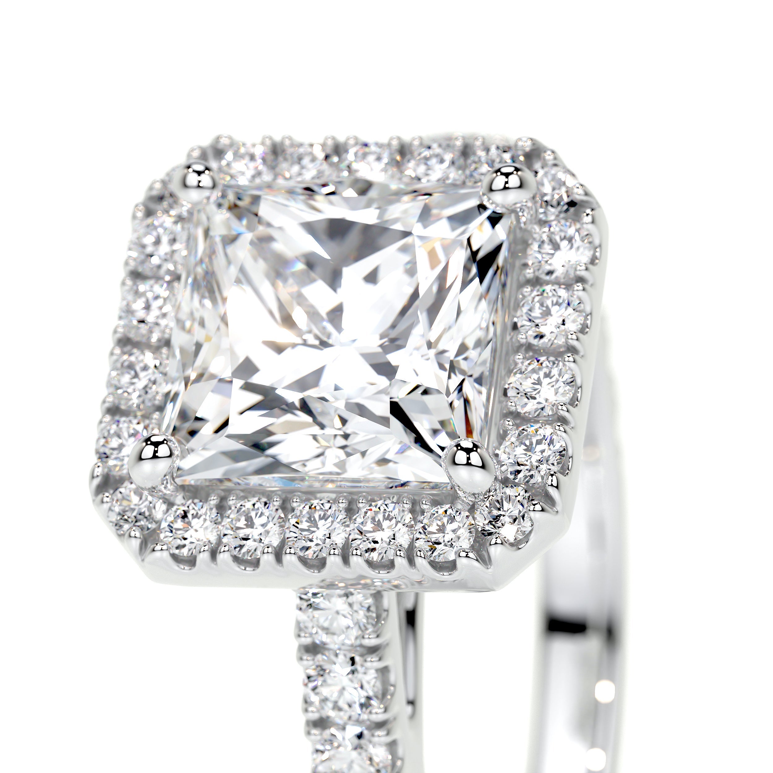 Selena Lab Grown Diamond Ring -18K White Gold