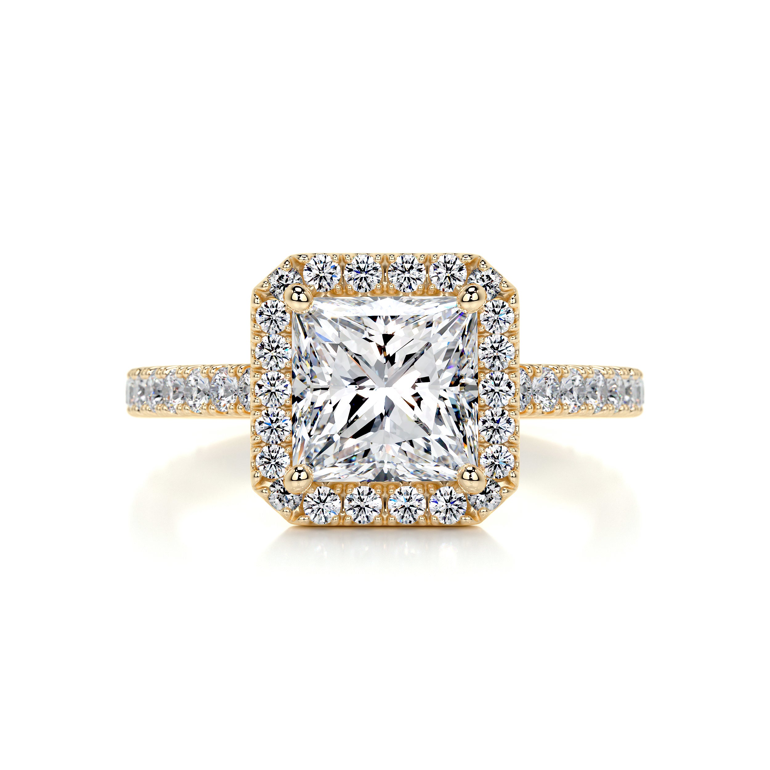 Selena Diamond Engagement Ring -18K Yellow Gold