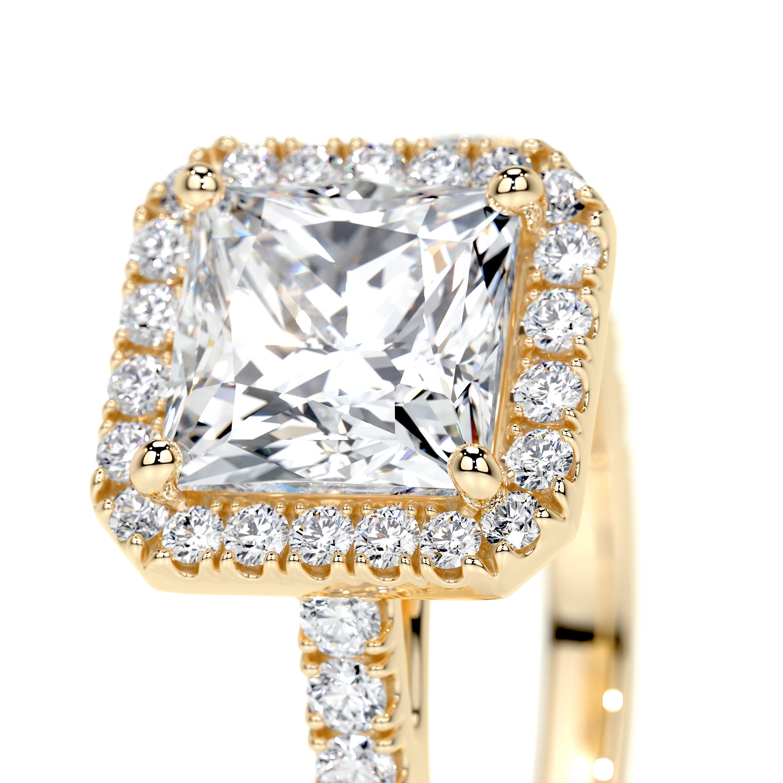 Selena Lab Grown Diamond Ring -18K Yellow Gold