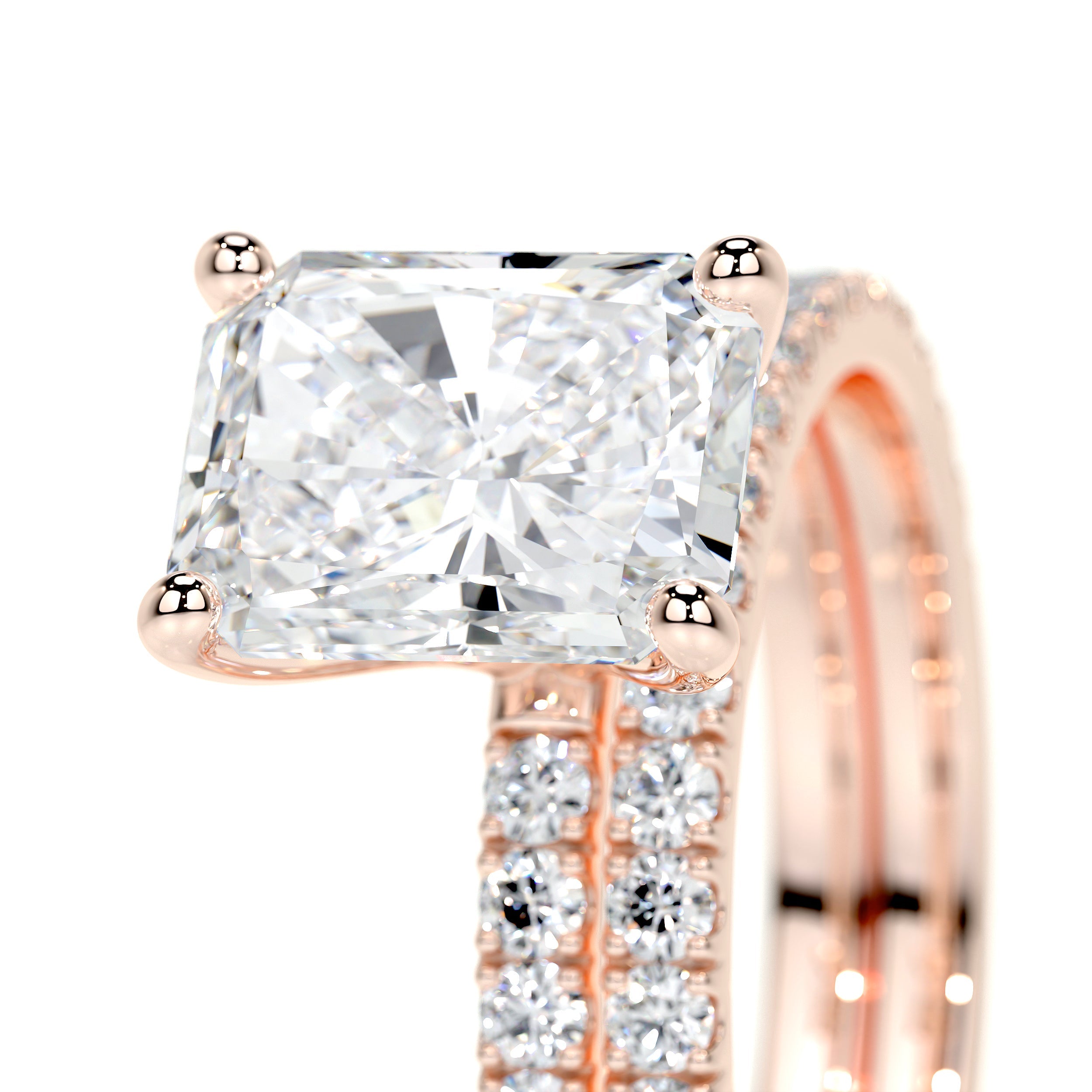 Audrey Lab Grown Diamond Bridal Set (2.5 Carat) -14K Rose Gold