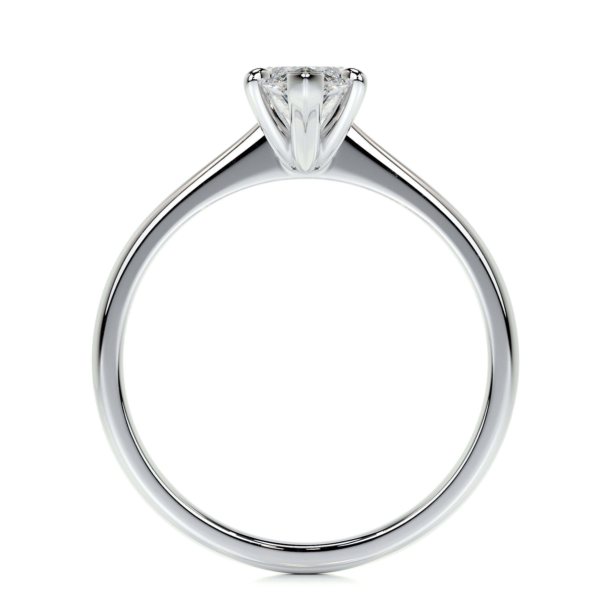 Samantha Lab Grown Diamond Ring -14K White Gold