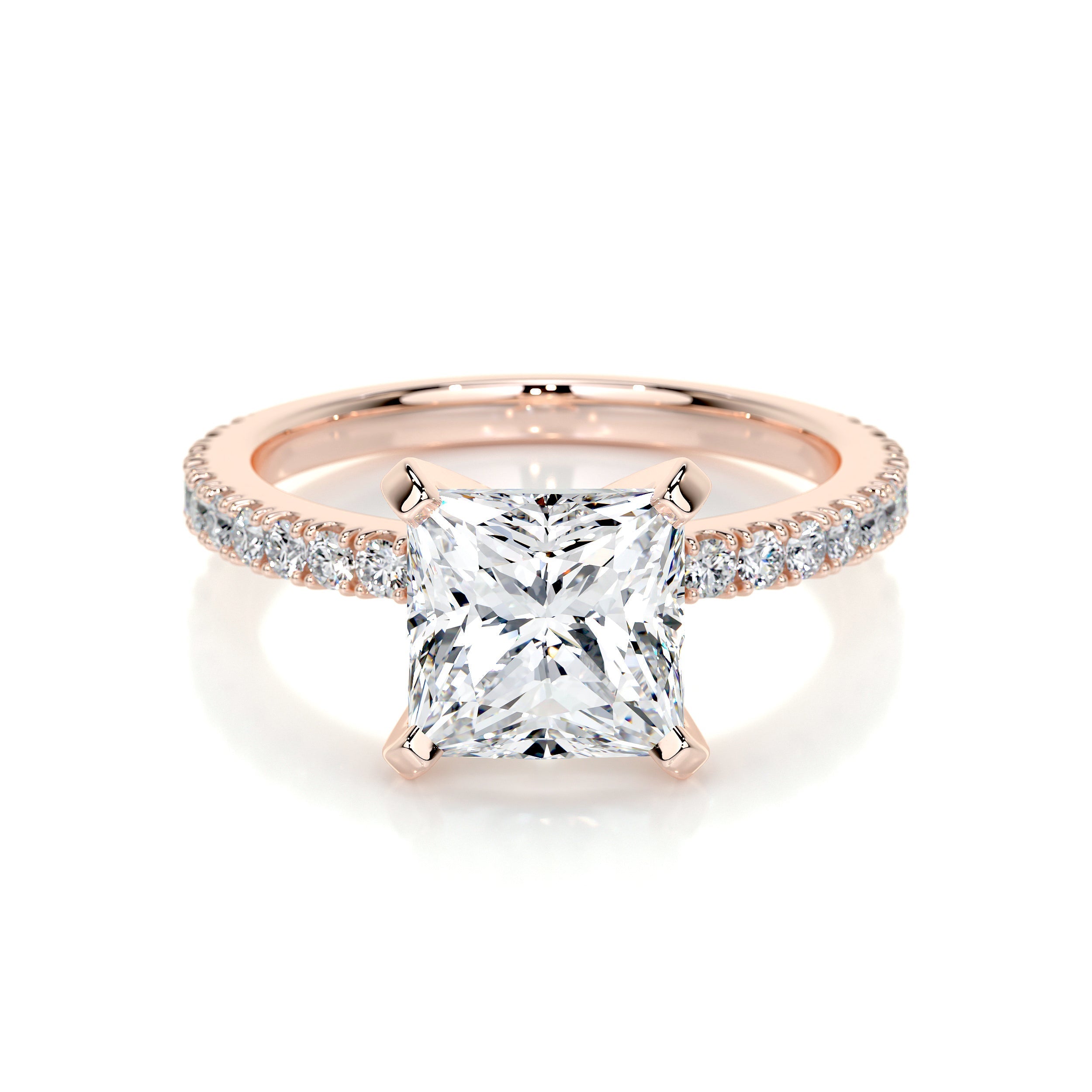 Stephanie Lab Grown Diamond Ring -14K Rose Gold