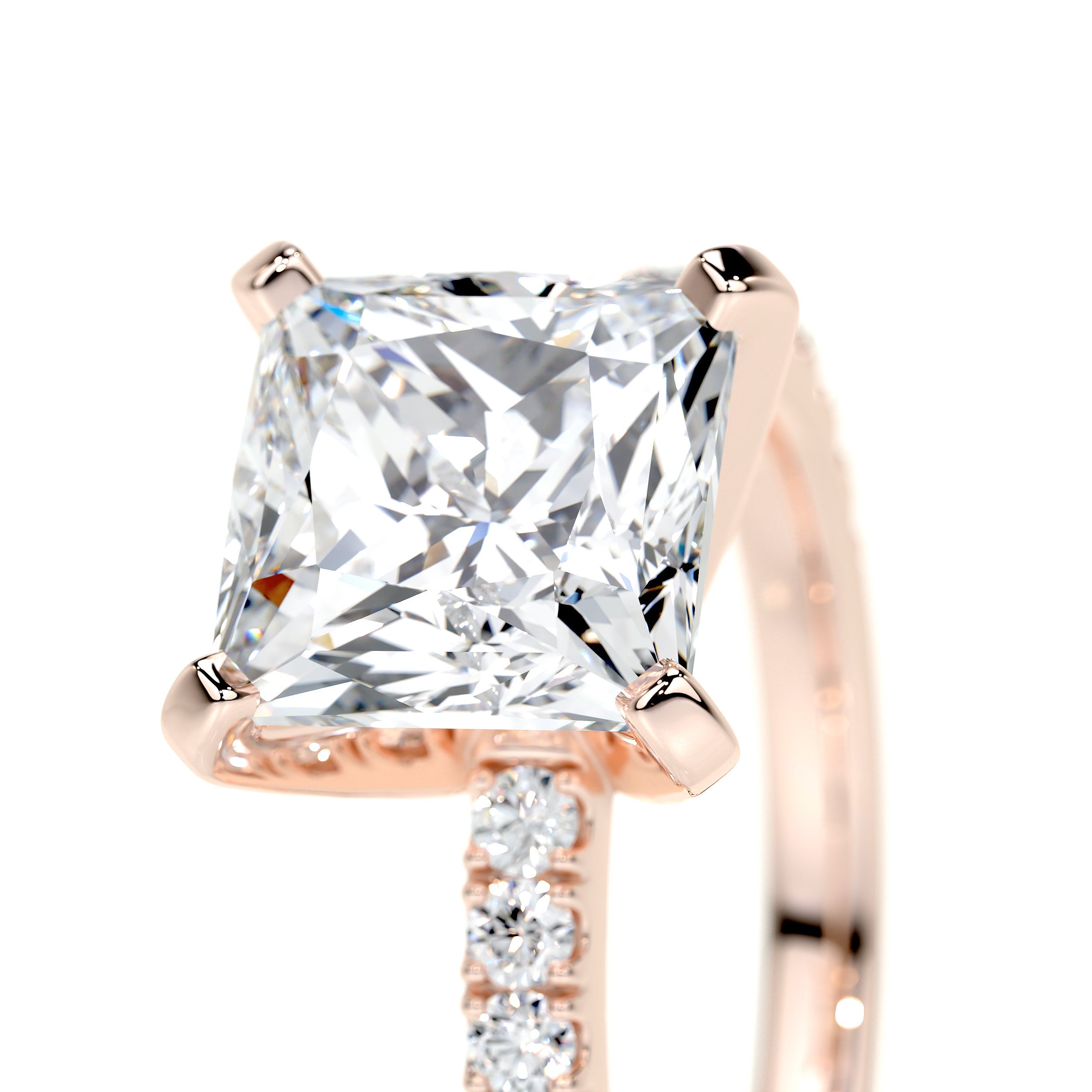 Stephanie Lab Grown Diamond Ring -14K Rose Gold