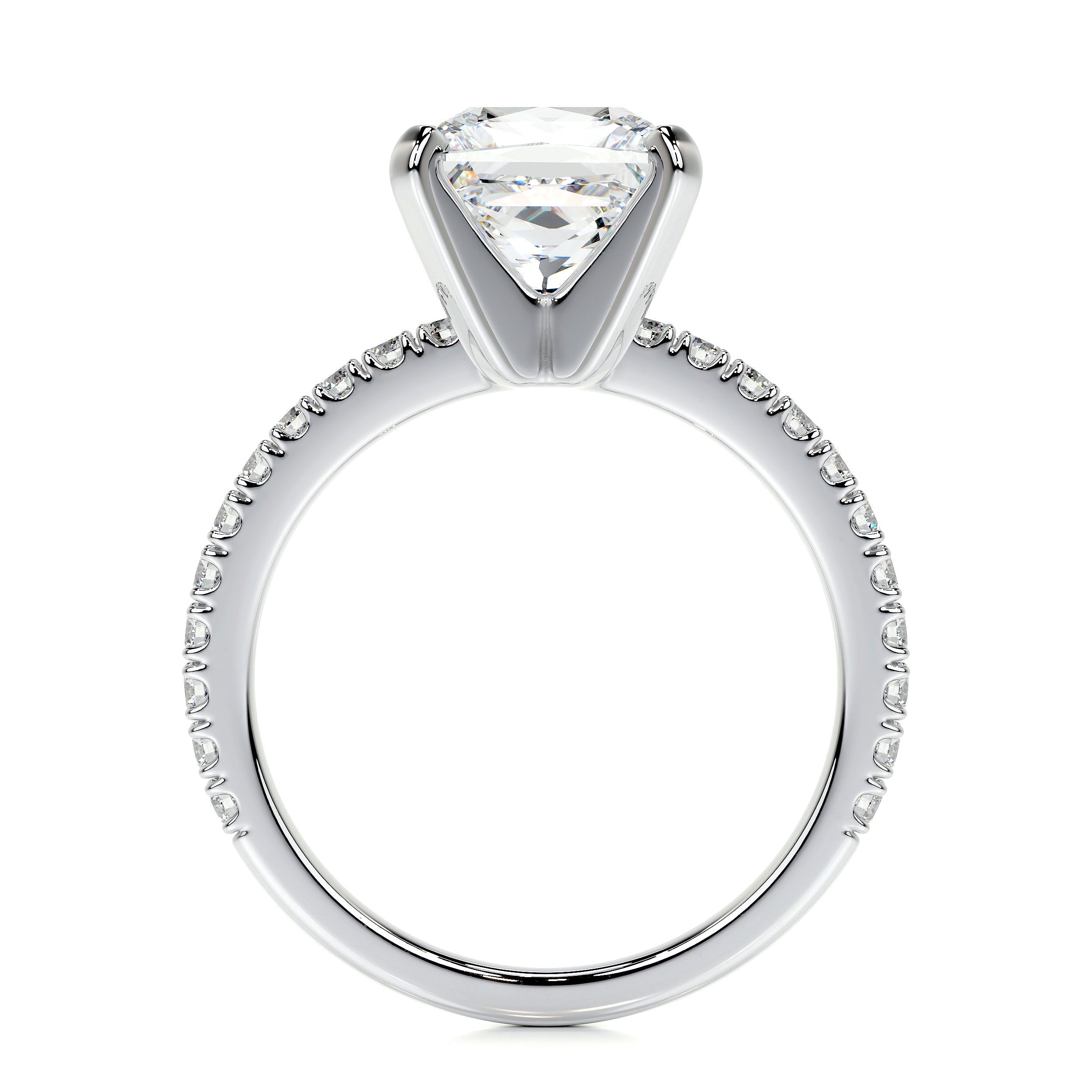 Stephanie Lab Grown Diamond Ring -14K White Gold