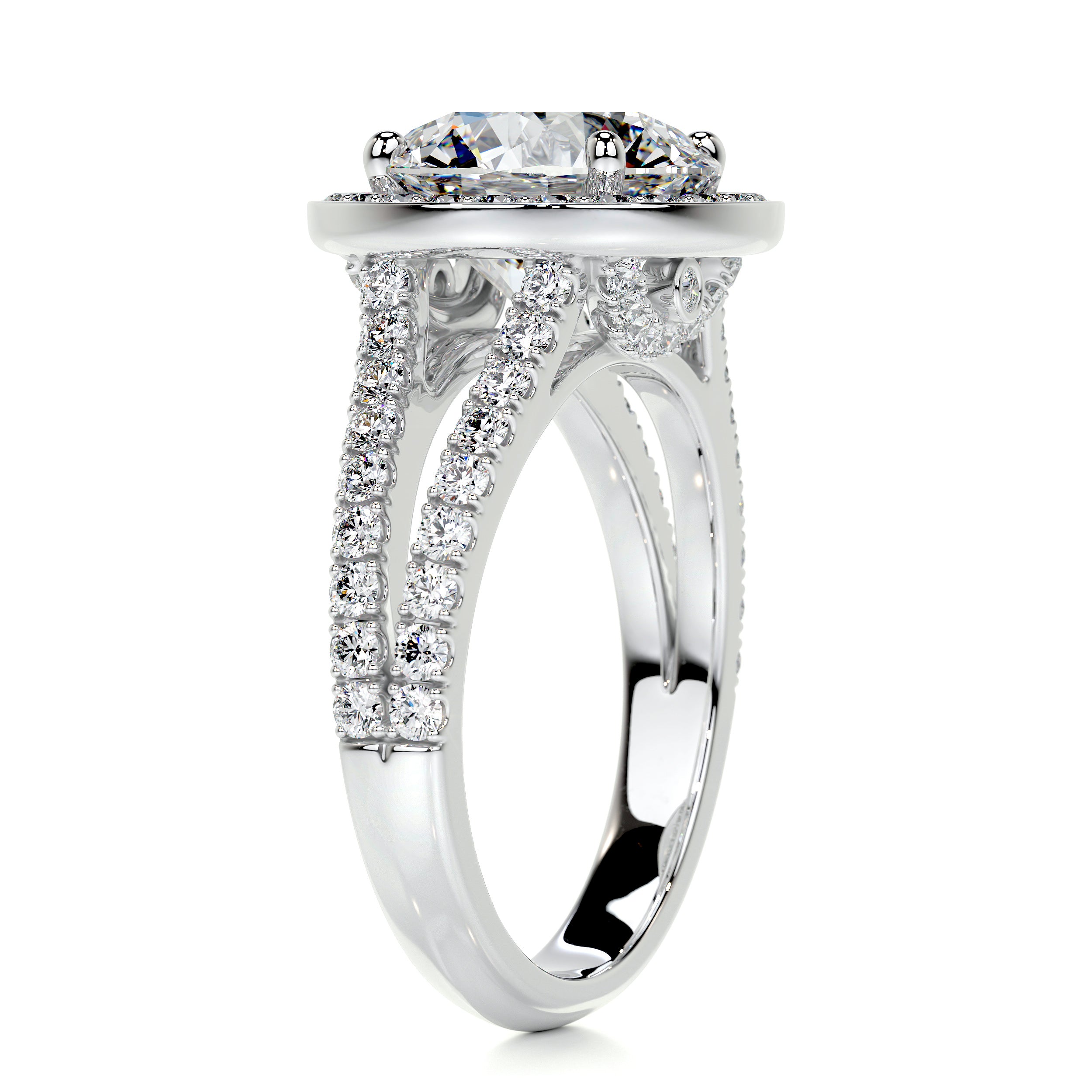 Camilla Diamond Engagement Ring -14K White Gold