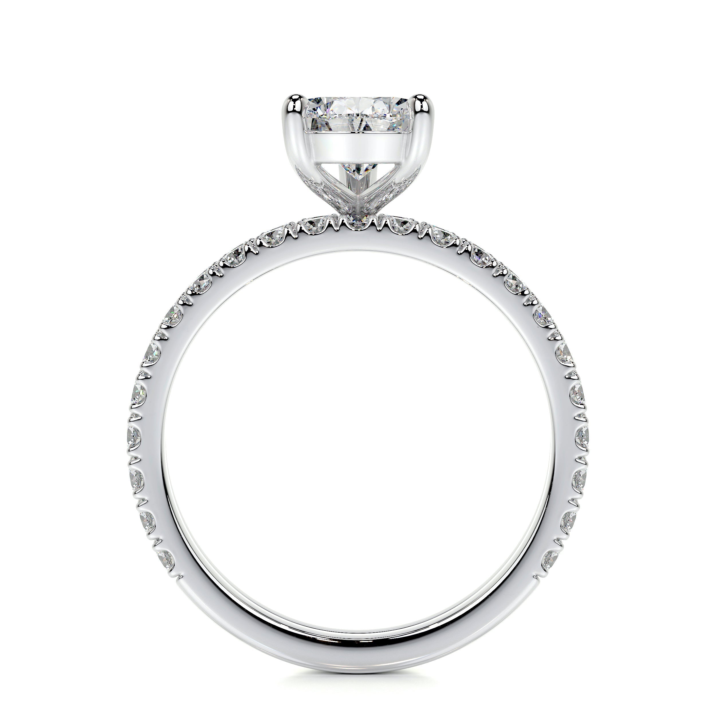 Stephanie Lab Grown Diamond Bridal Set -14K White Gold