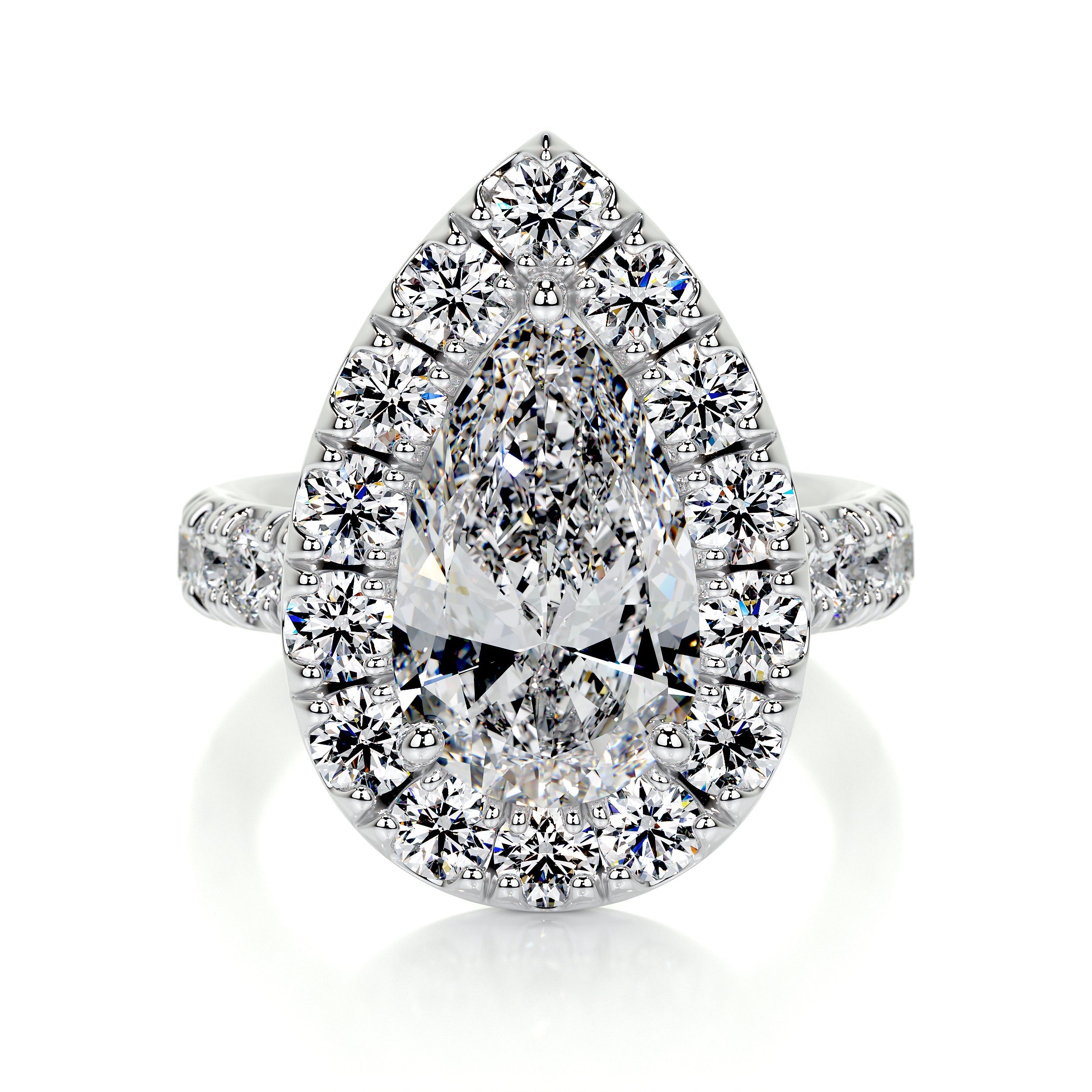 Maya Lab Grown Diamond Ring (4 Carat) -Platinum