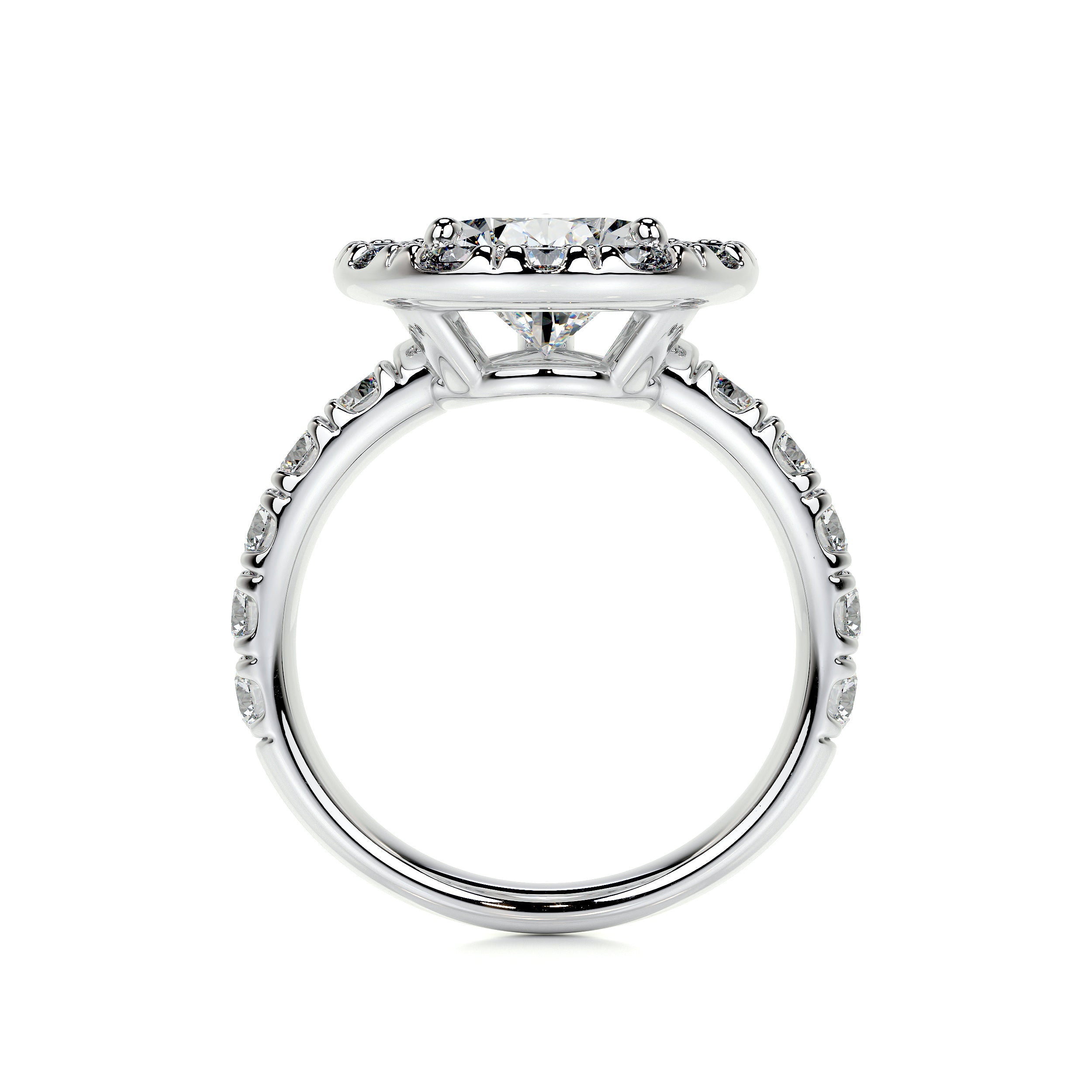 Maya Lab Grown Diamond Ring (4 Carat) -Platinum
