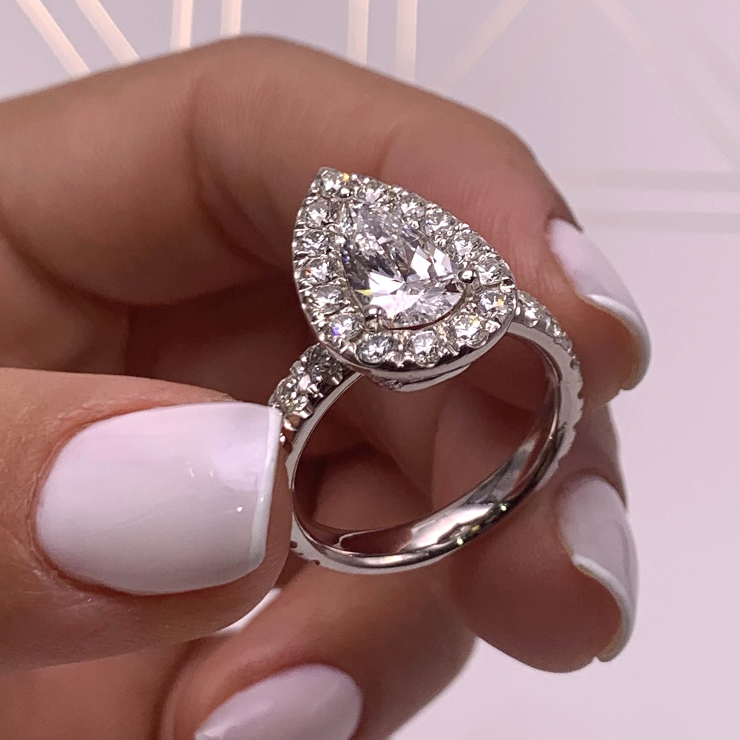 Maya Lab Grown Diamond Ring (4 Carat) -Platinum