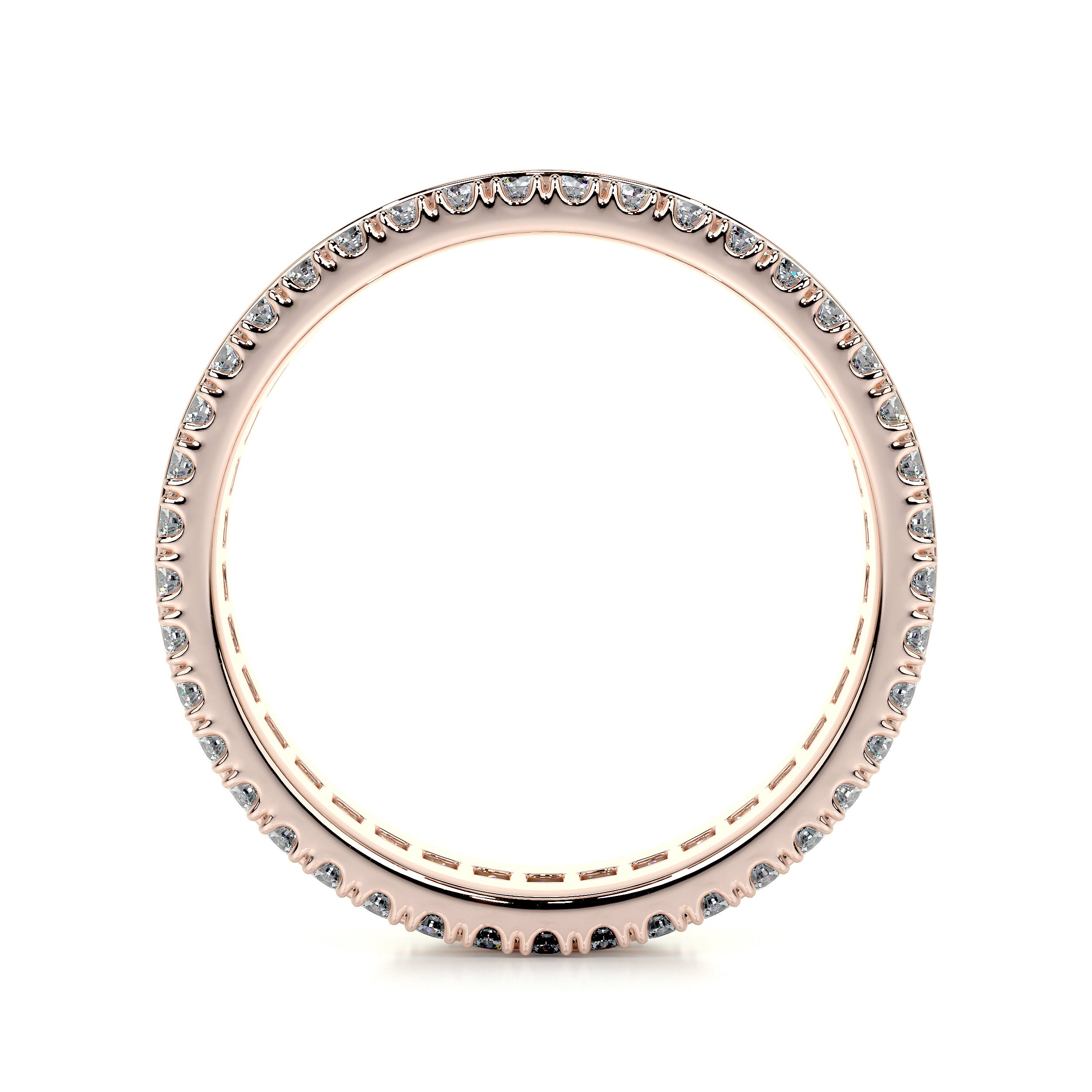 Paige Lab Grown Eternity Wedding Ring (4 Carat) -14K Rose Gold