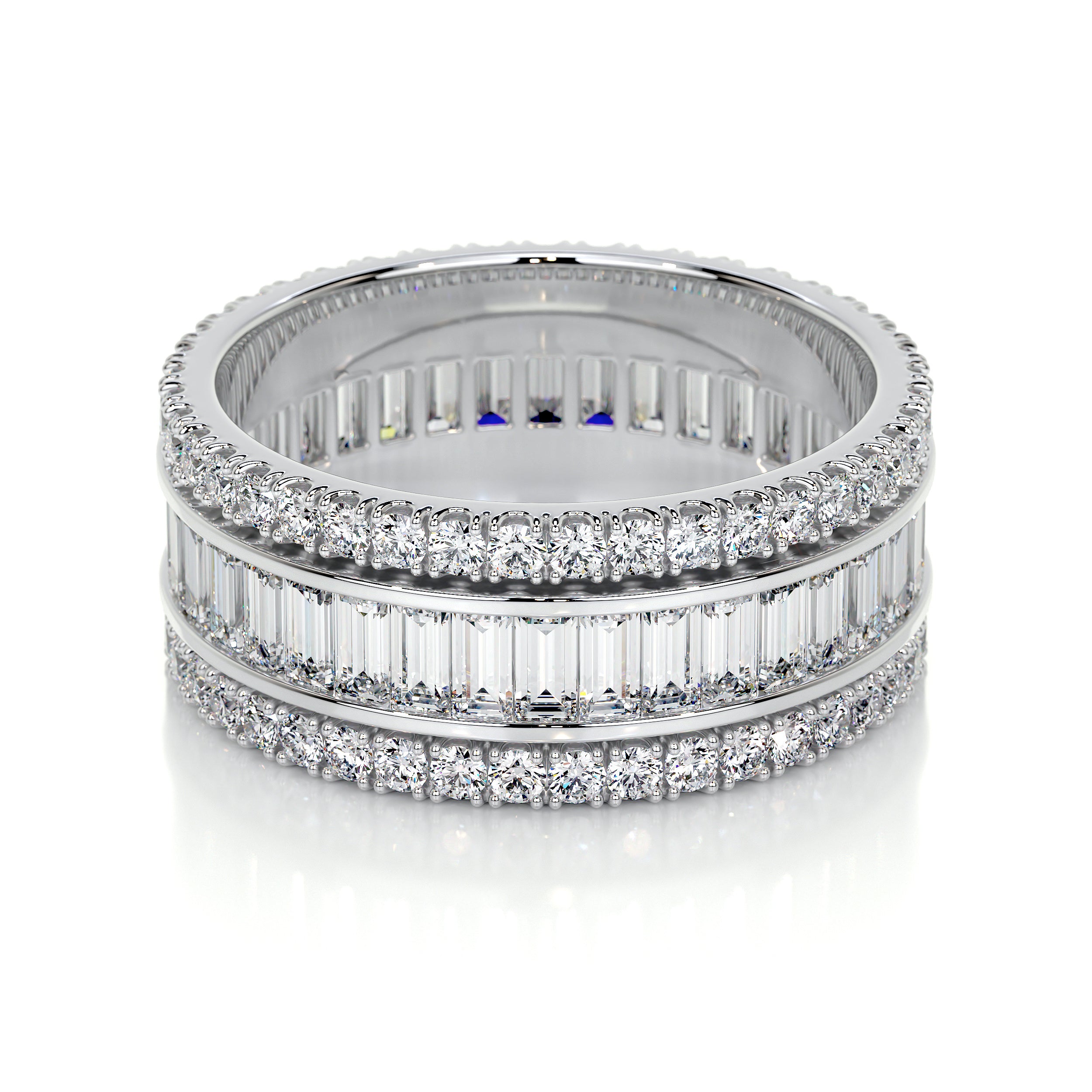 Paige Lab Grown Eternity Wedding Ring (4 Carat) -14K White Gold