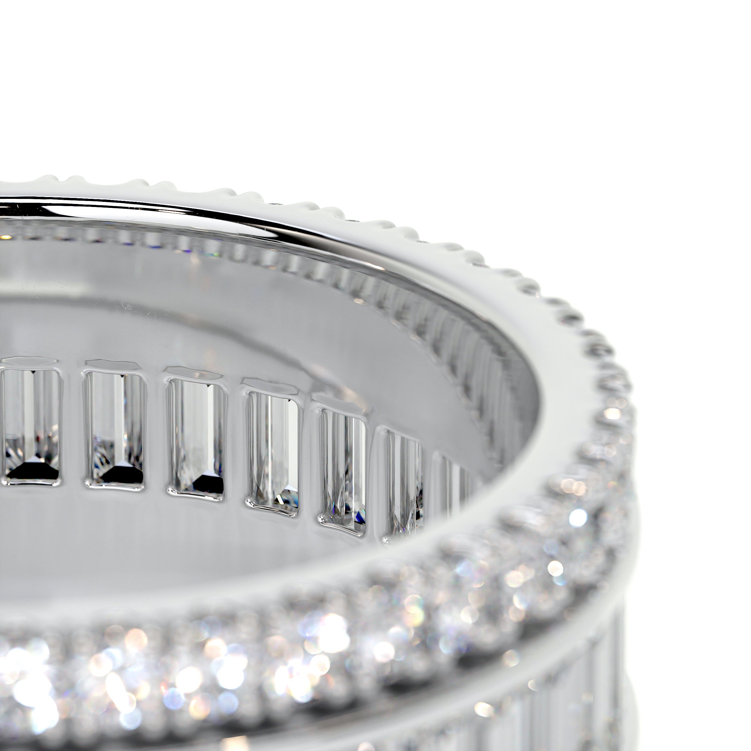 Paige Eternity Wedding Ring (4 Carat) -14K White Gold