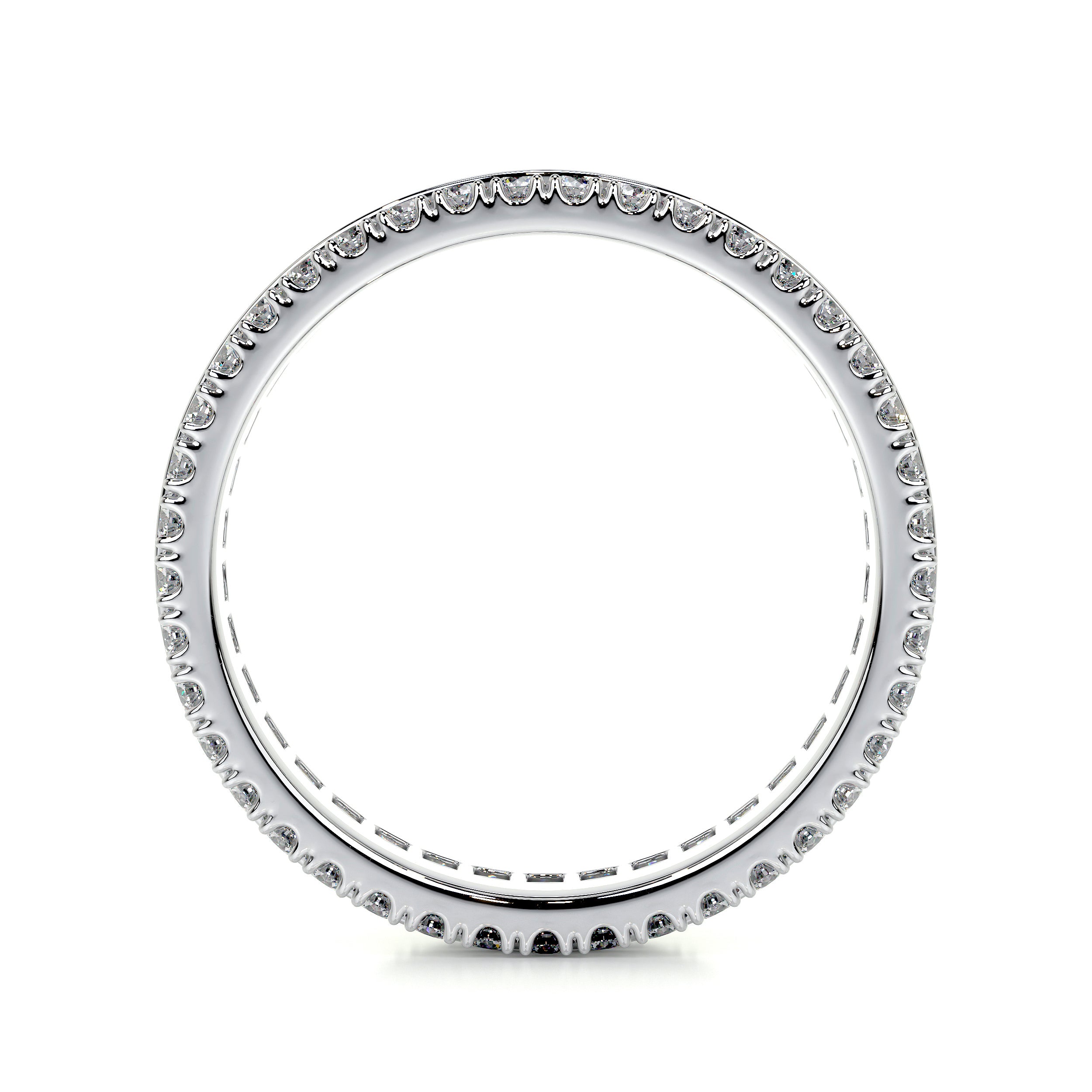 Paige Lab Grown Eternity Wedding Ring   (4 Carat) -14K White Gold