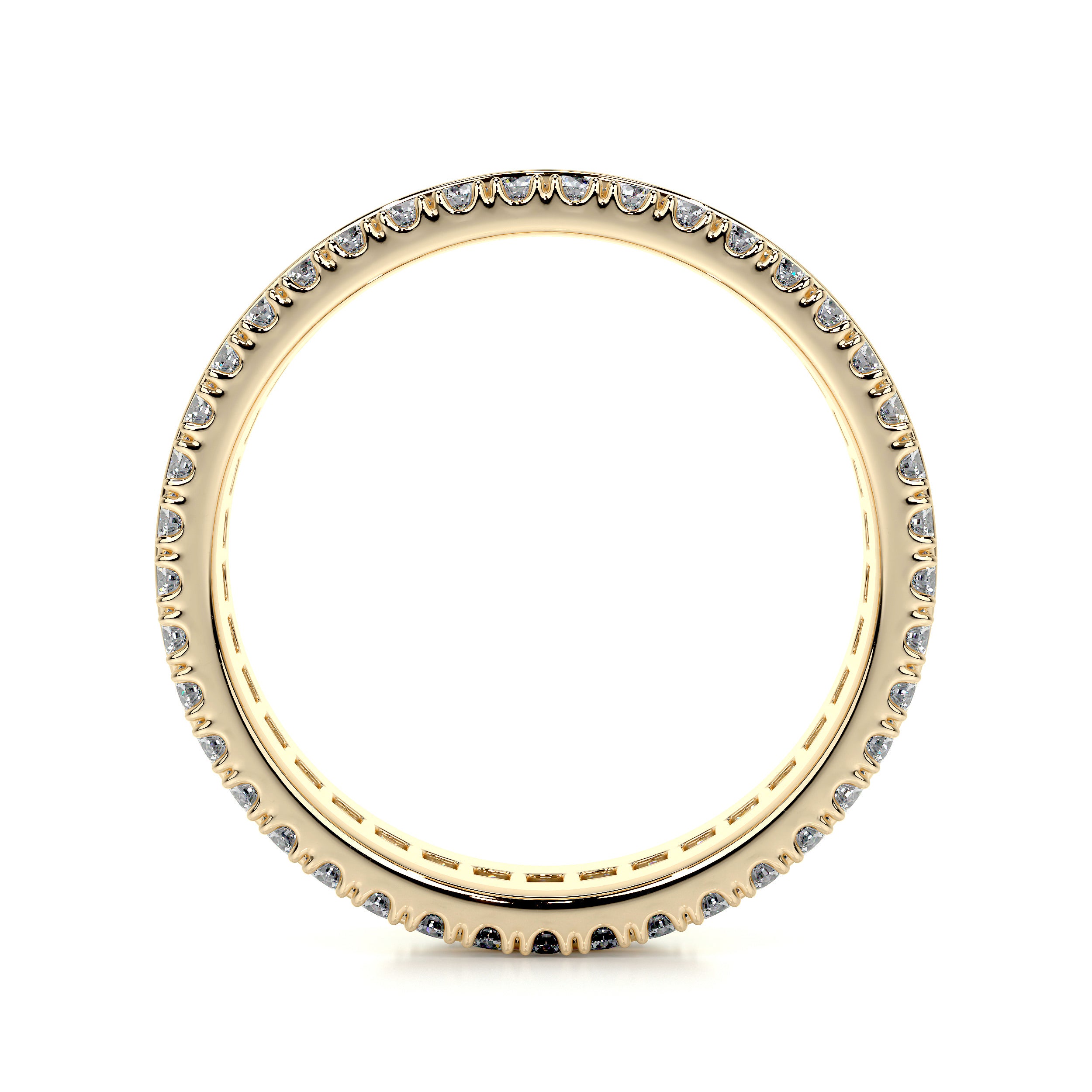 Paige Lab Grown Eternity Wedding Ring (4 Carat) -18K Yellow Gold