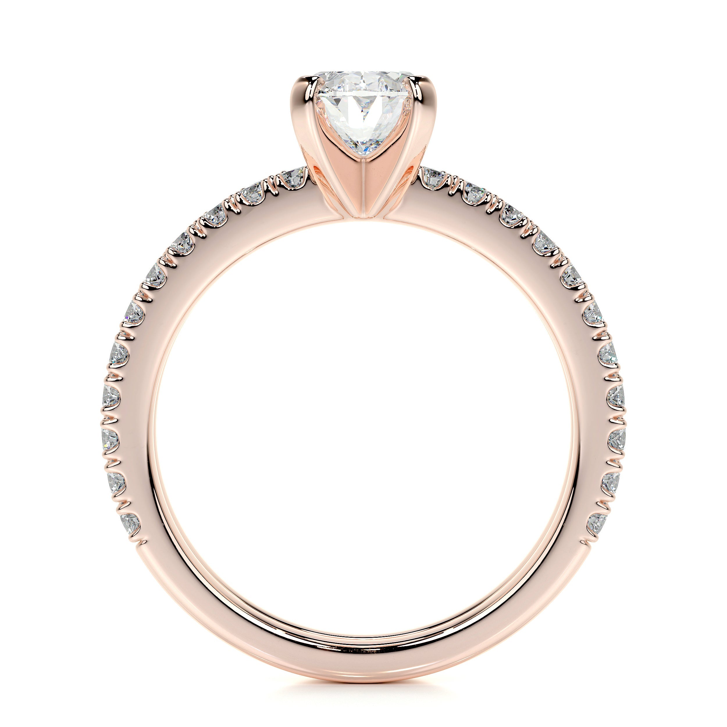 Stephanie Lab Grown Diamond Bridal Set -14K Rose Gold