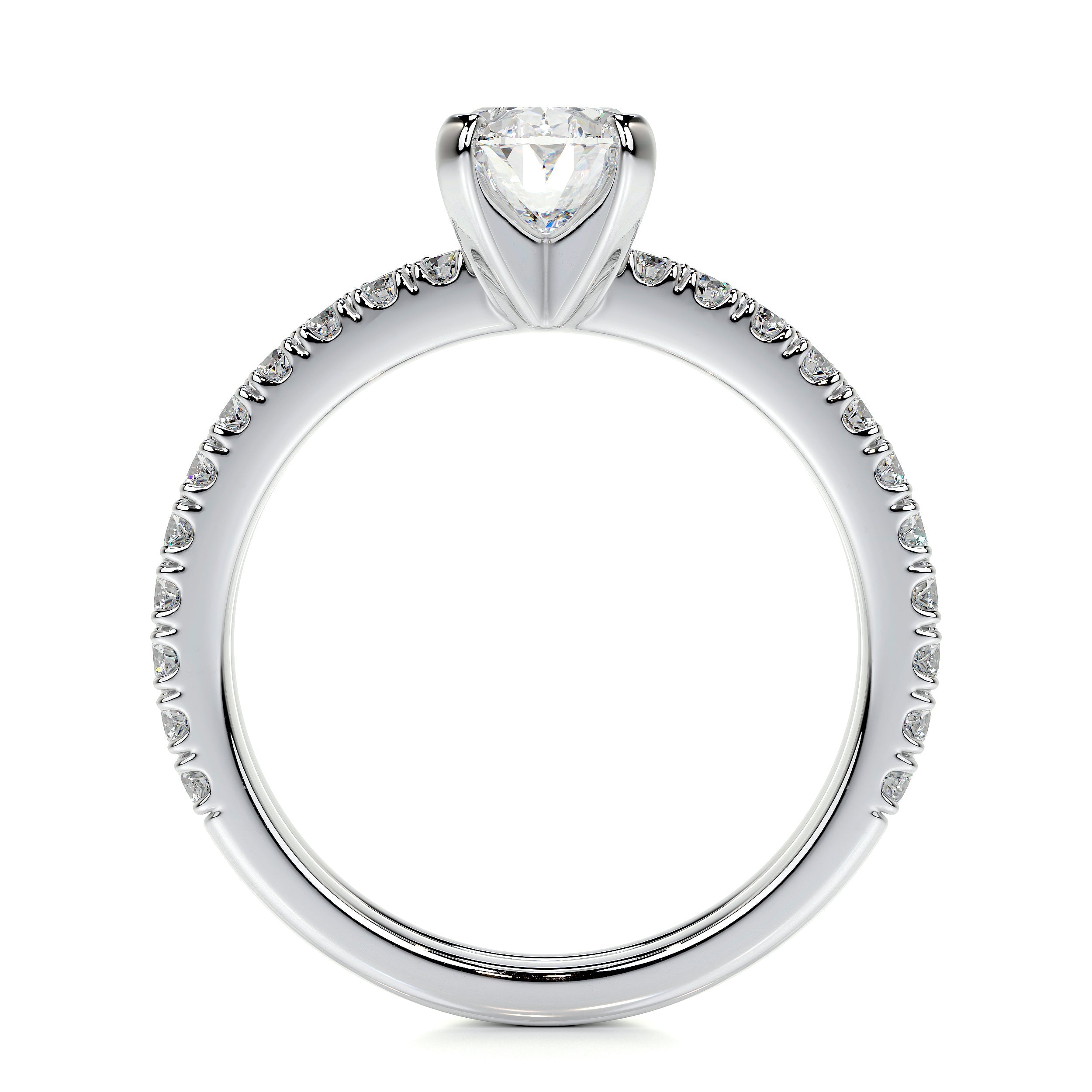 Stephanie Lab Grown Diamond Bridal Set -14K White Gold