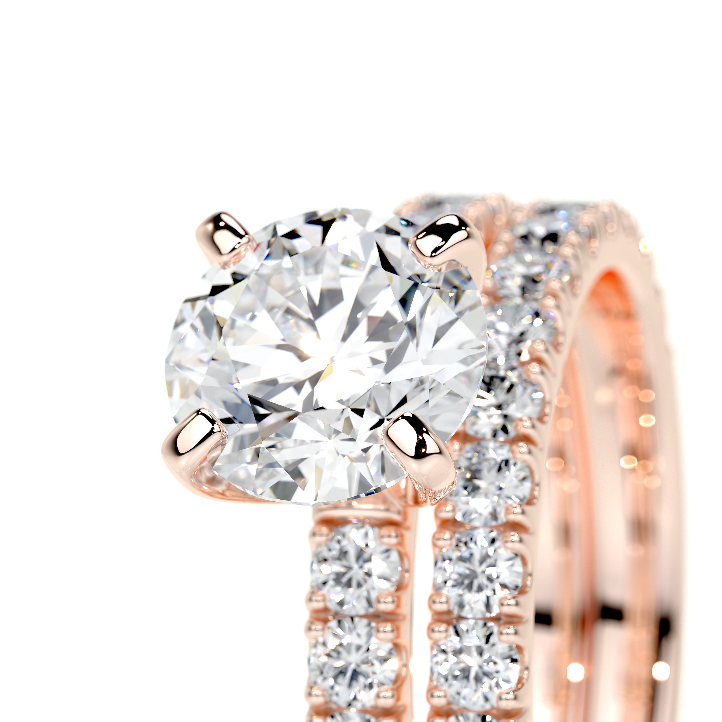 Alison Lab Grown Diamond Bridal Set (2.5 Carat) -14K Rose Gold