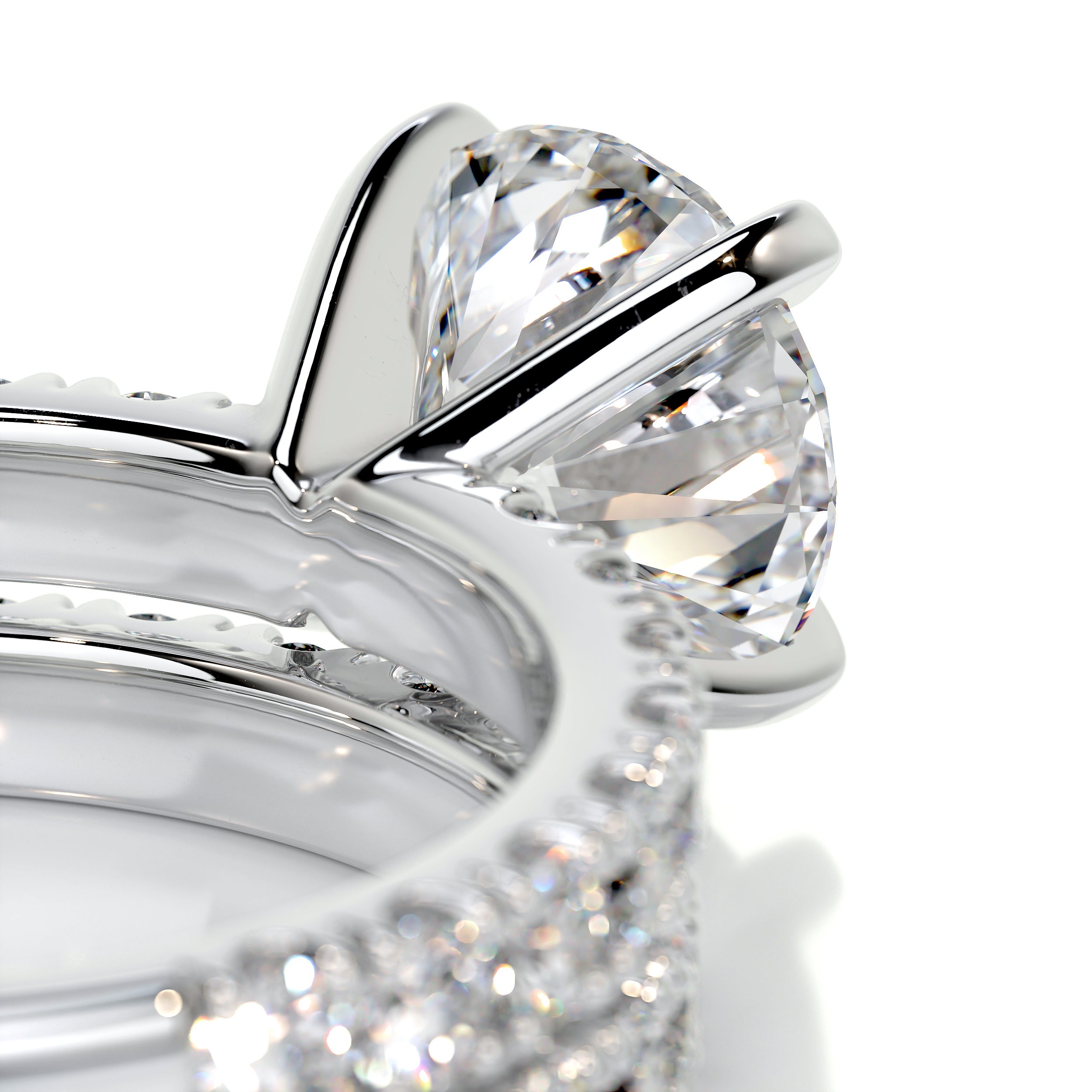 Alison Diamond Bridal Set -14K White Gold