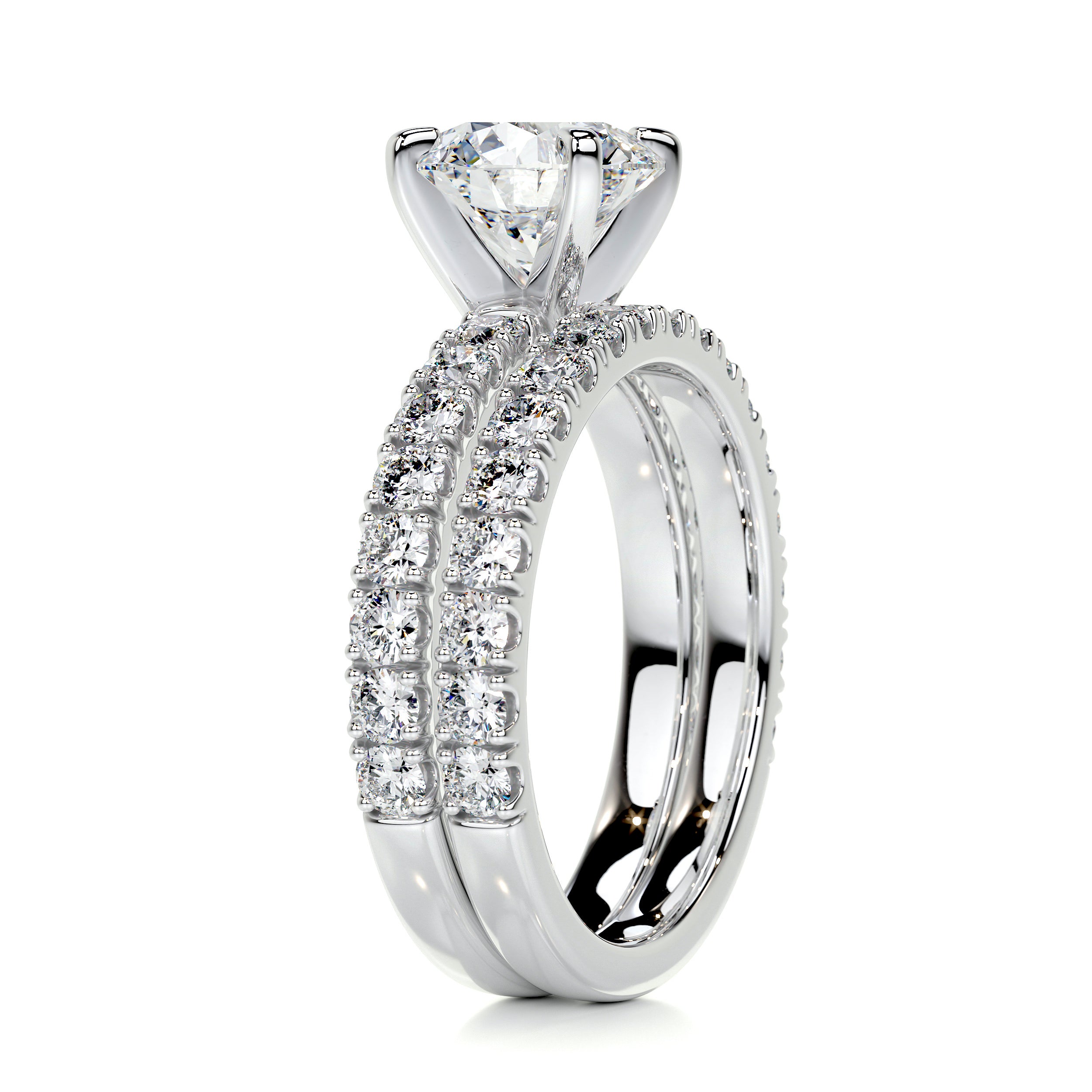 Alison Diamond Bridal Set -Platinum