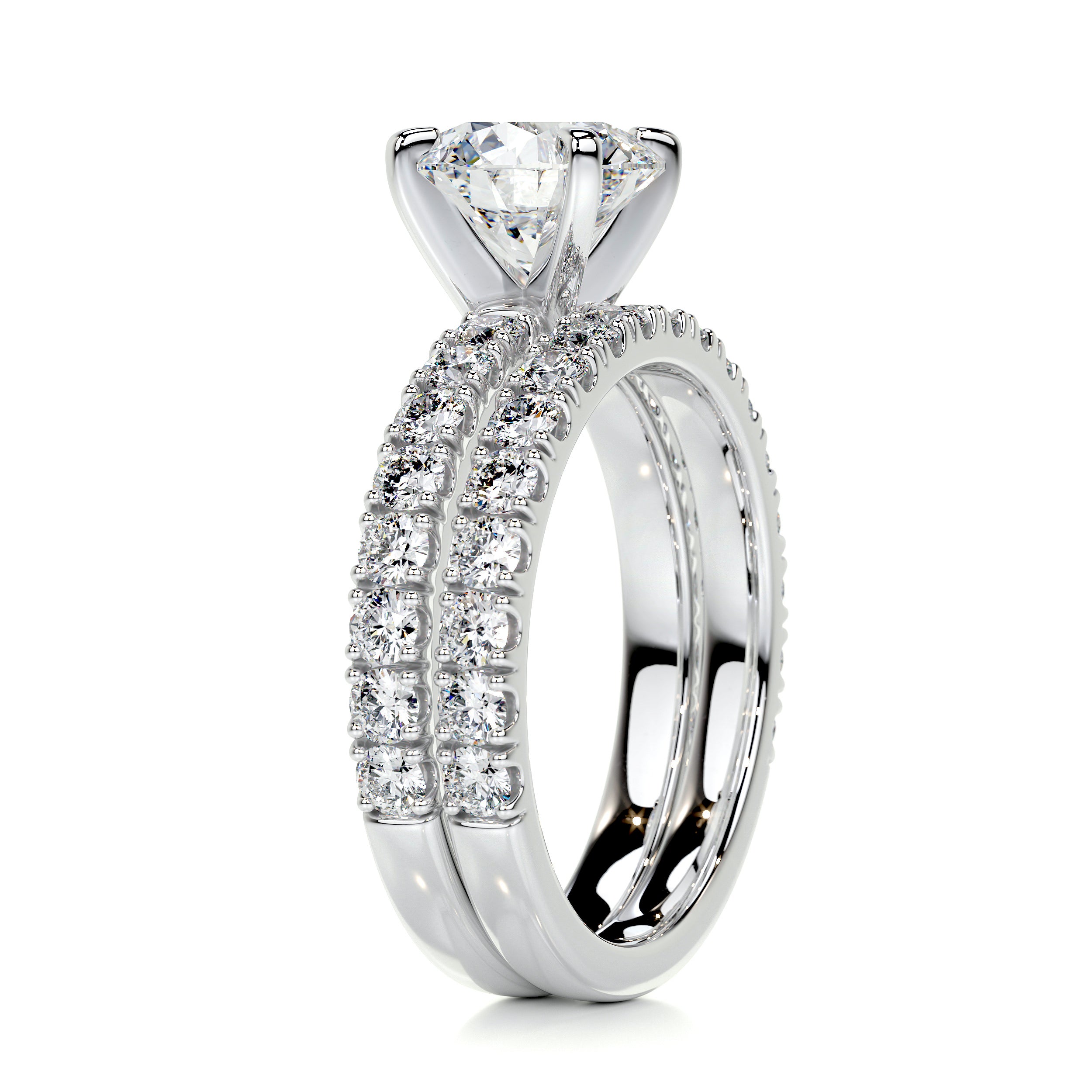 Alison Diamond Bridal Set -14K White Gold